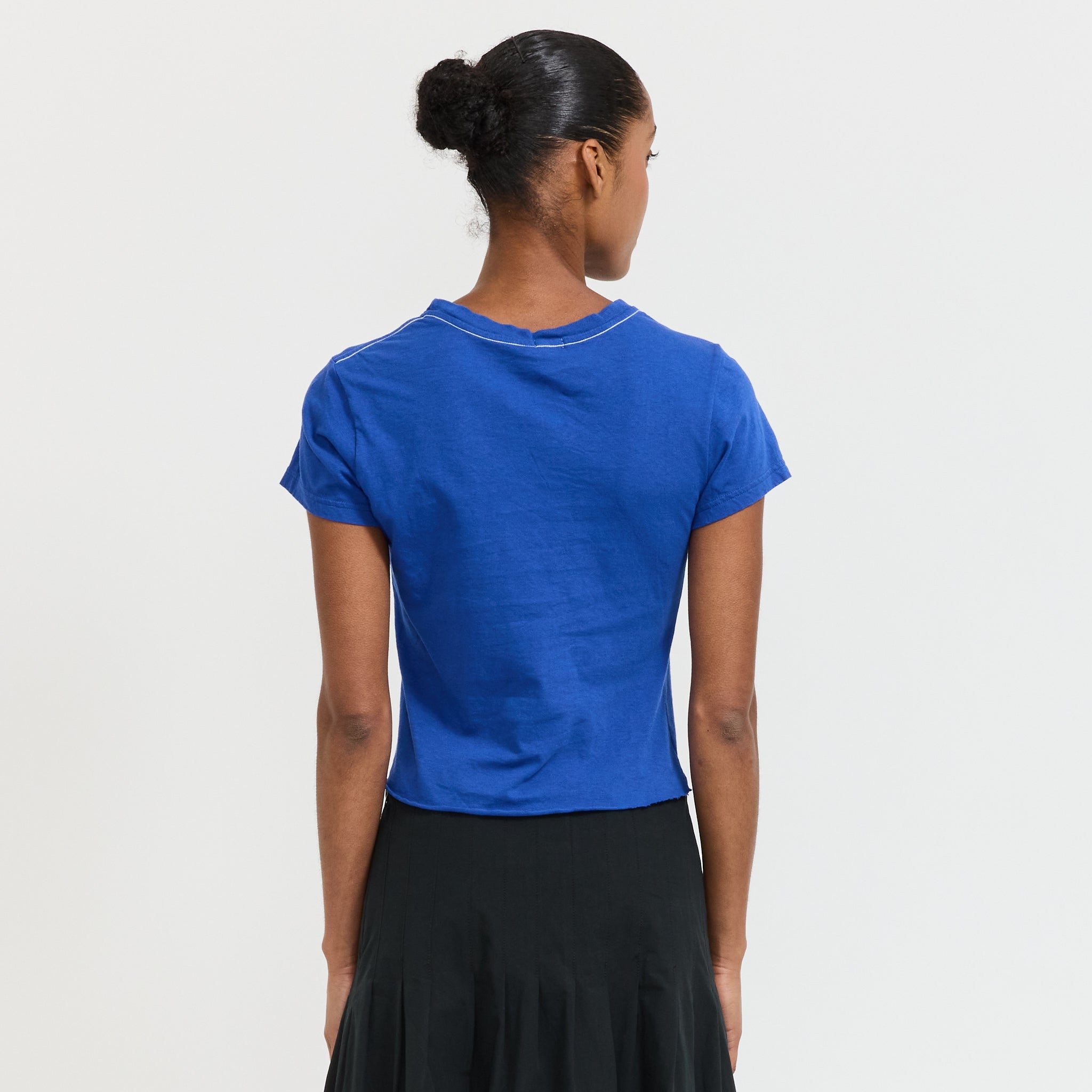 Raw Edge Baby T-Shirt Cobalt