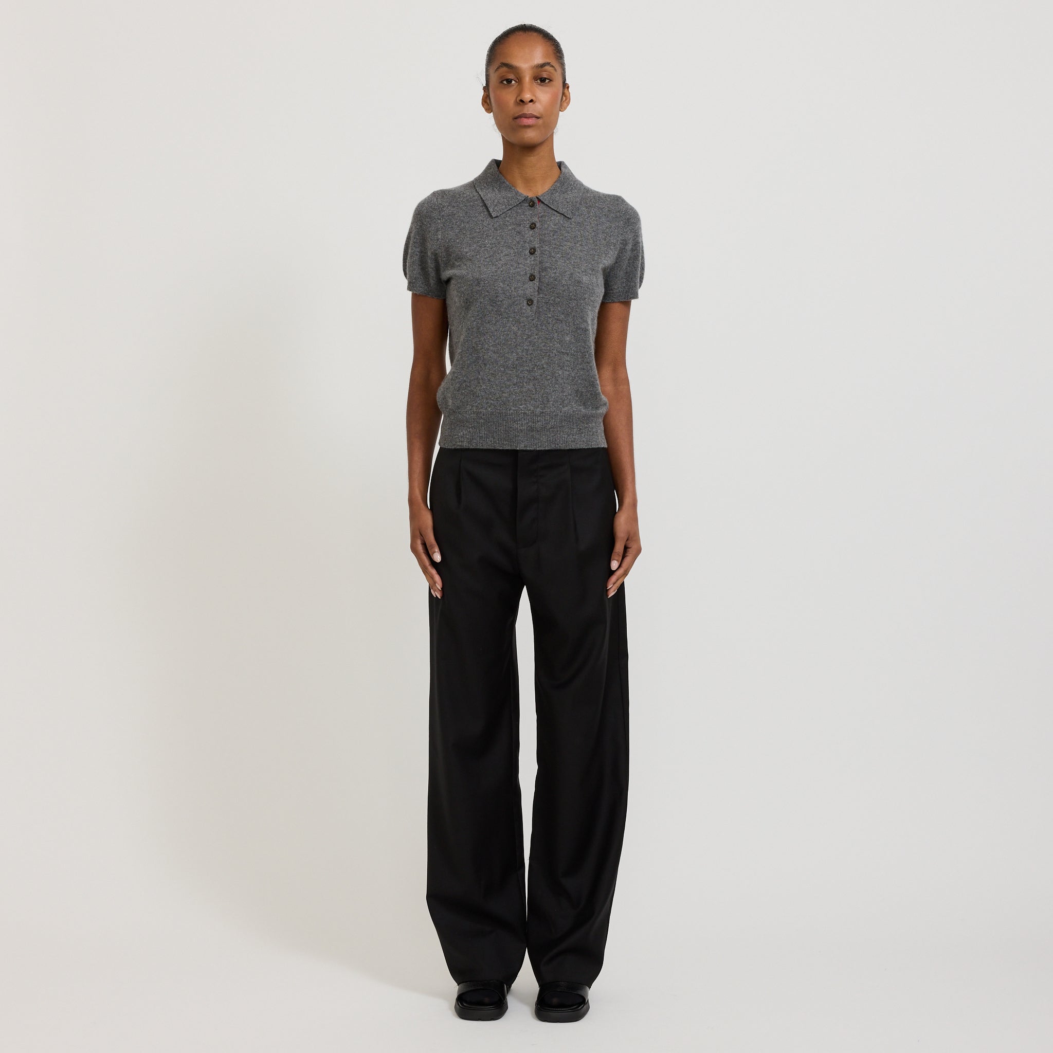 Bassike | Tailored Pant Black | Maplestore