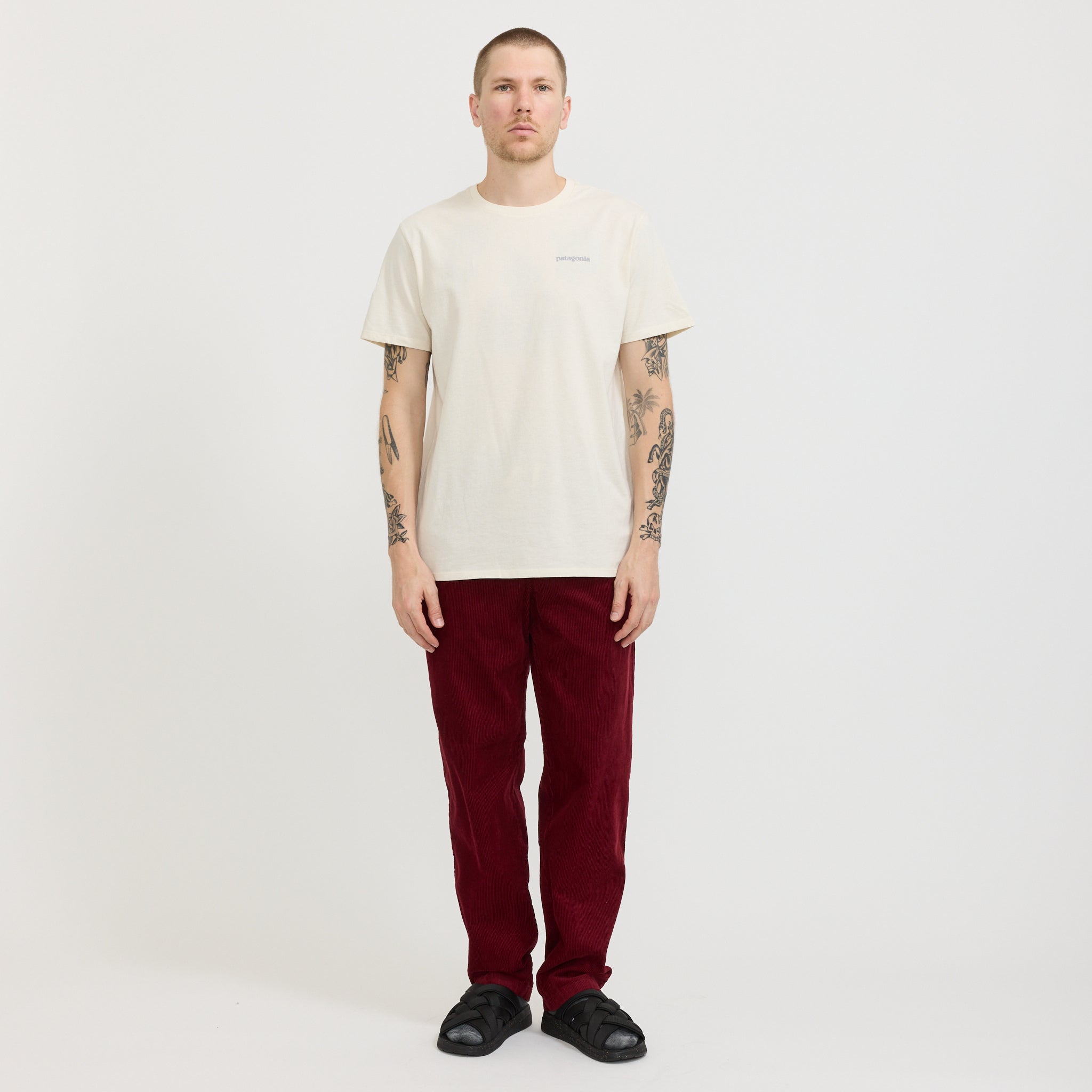 Active Lazy Pants Burgundy