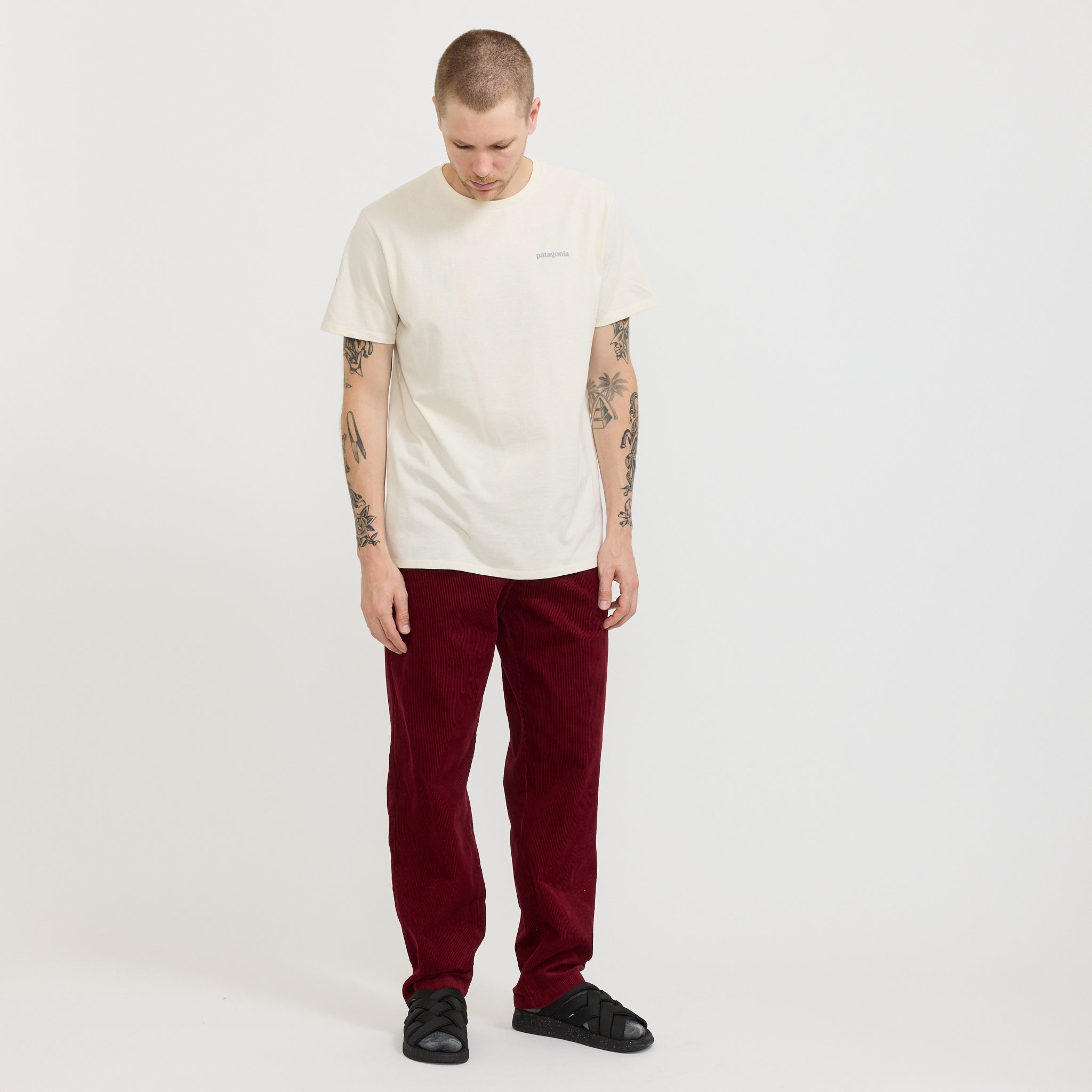 Active Lazy Pants Burgundy