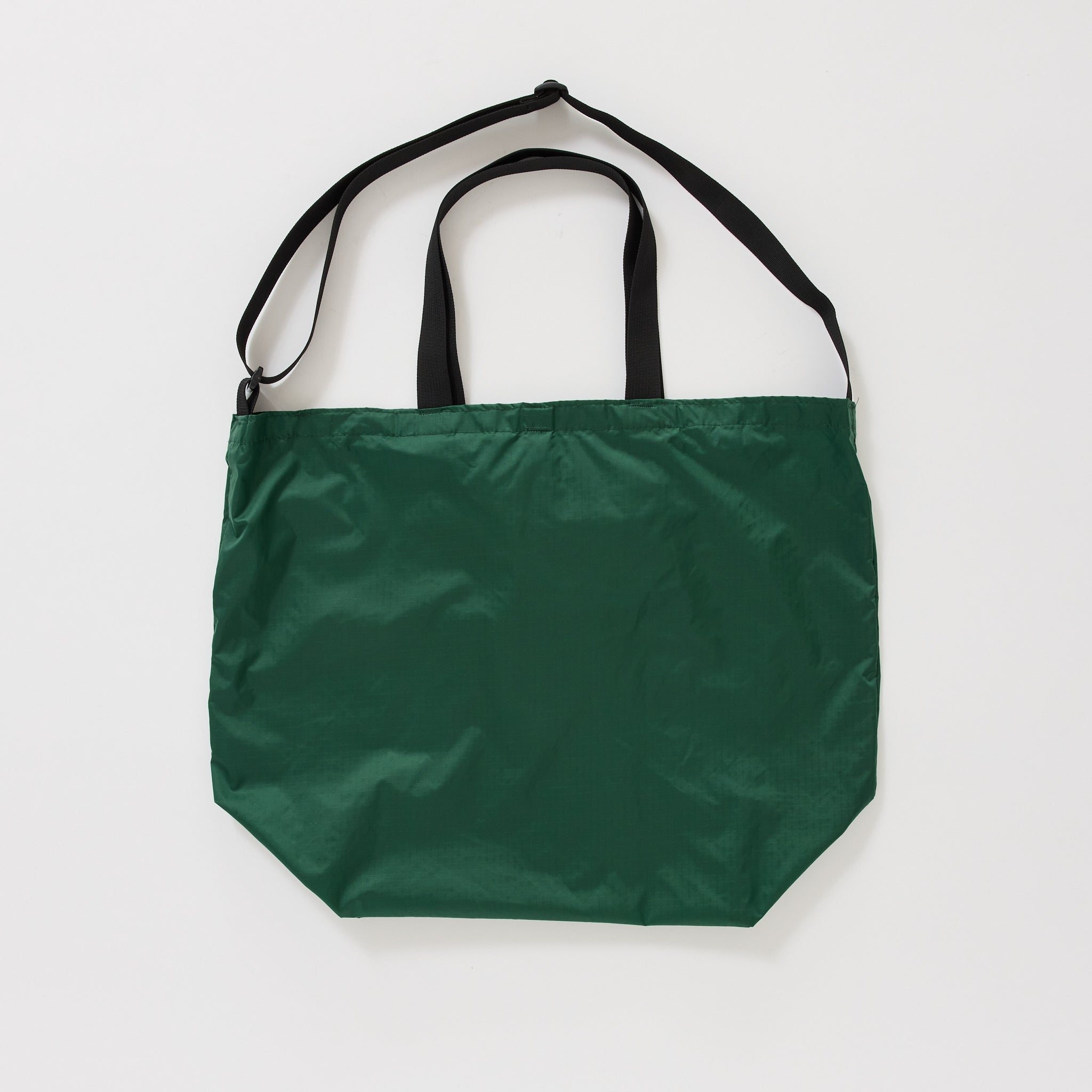 Packable Tote Forest Green x Black
