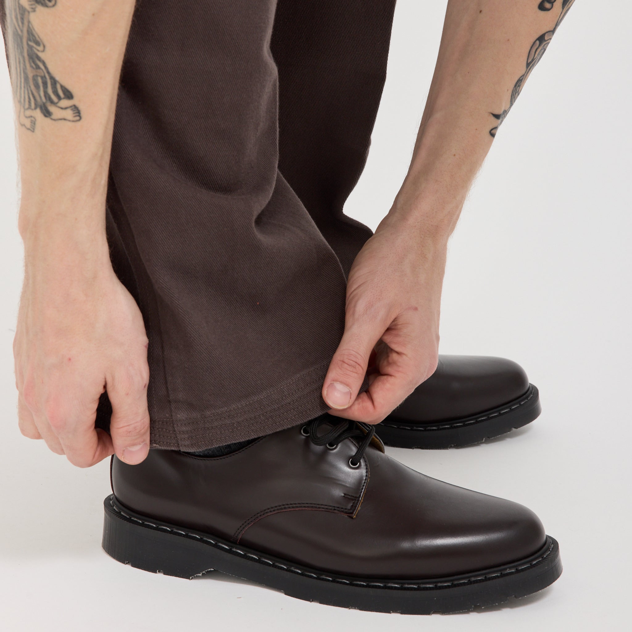 Pleated Work Pant Dark Grey