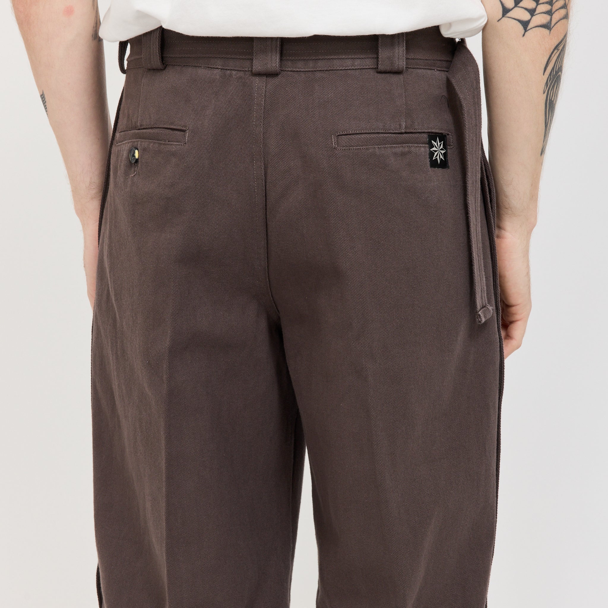 Pleated Work Pant Dark Grey
