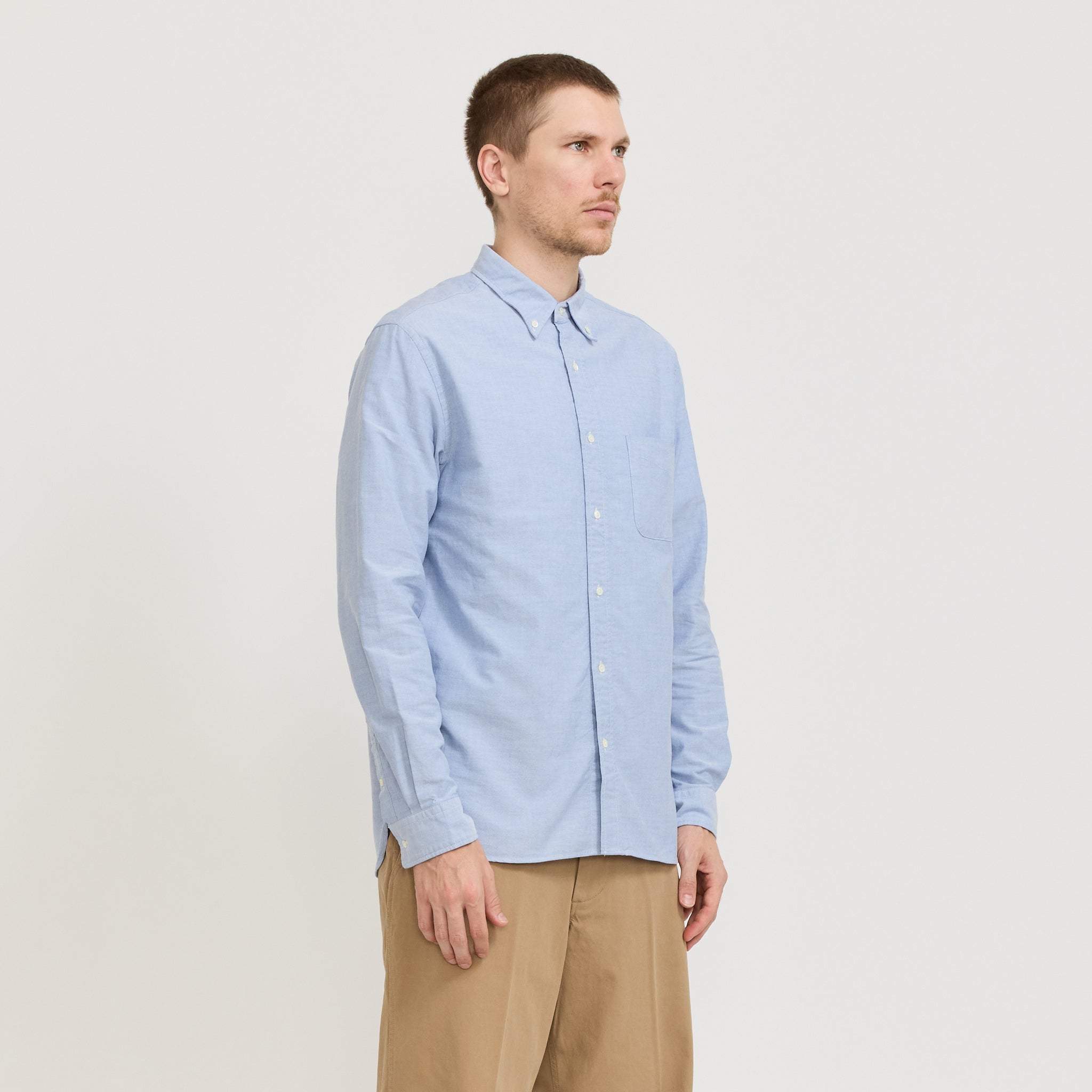 Beams Plus | B.D. Oxford Blue | Maplestore
