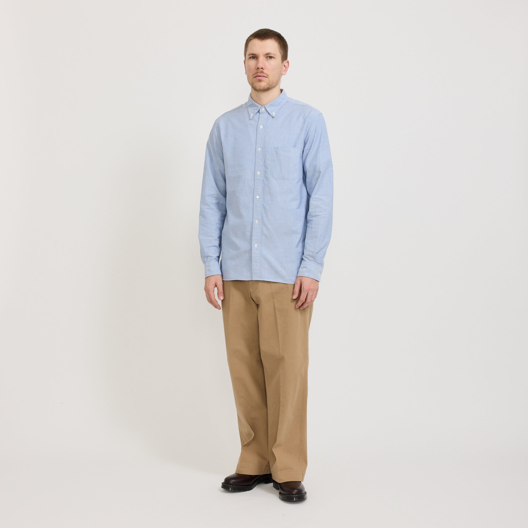 Beams Plus | B.D. Oxford Blue | Maplestore