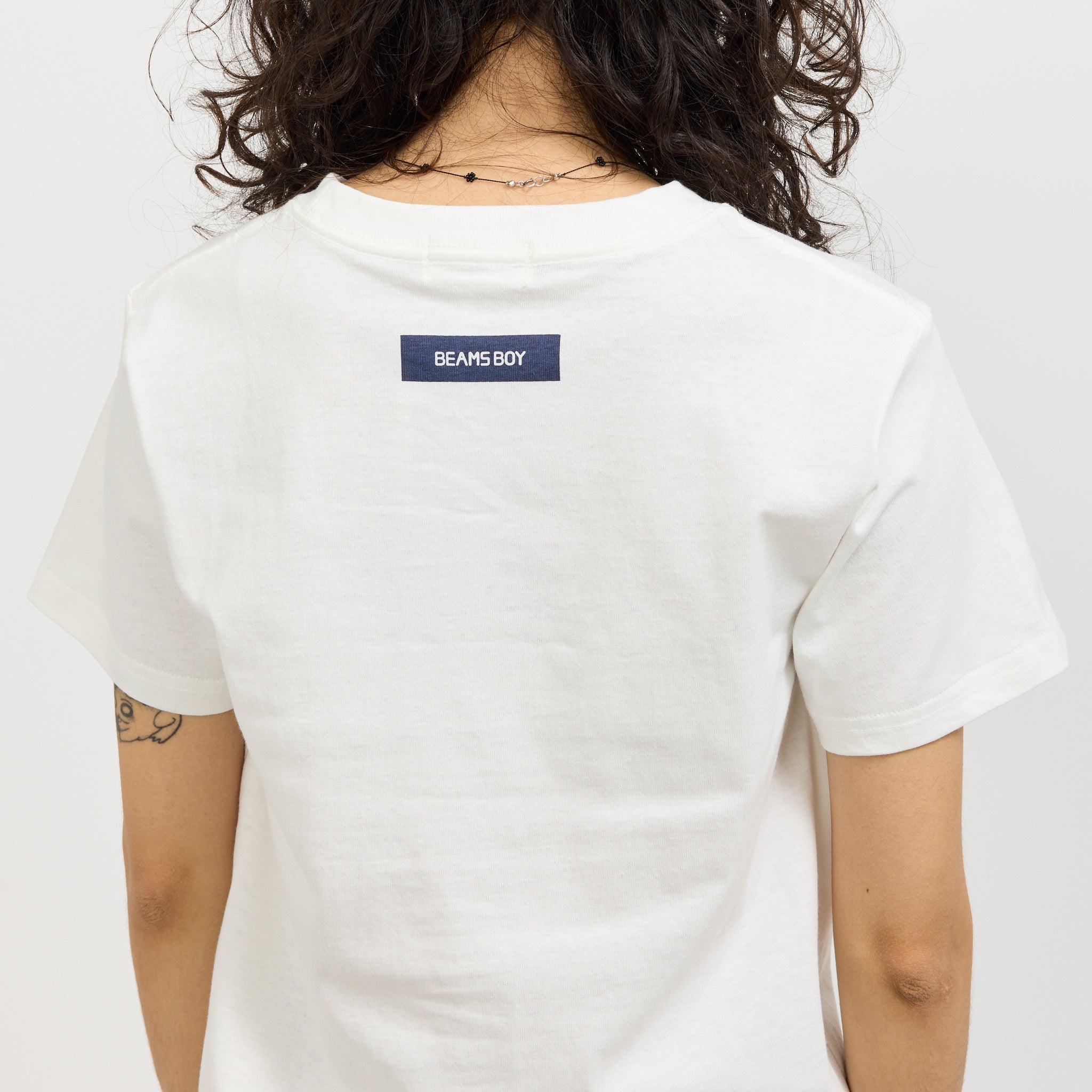 Beams Boy | Shop Bag Logo Pocket T Shirt White | Maplestore