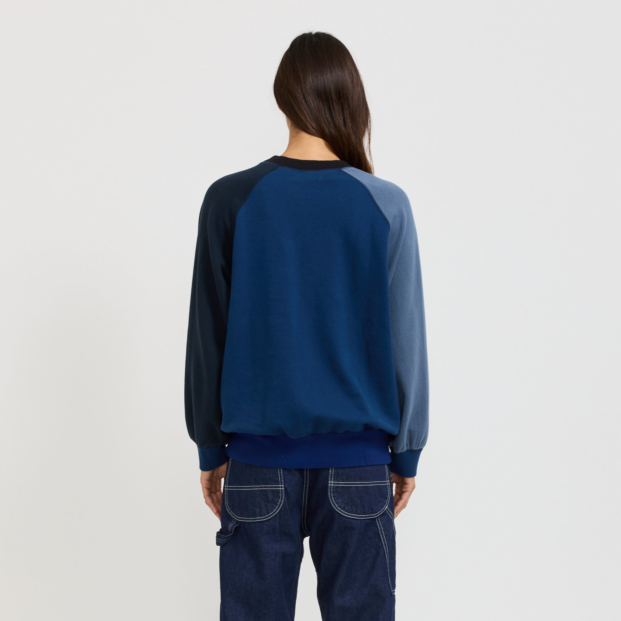Beams Boy | Terry Crazy Pullover Navy | Maplestore