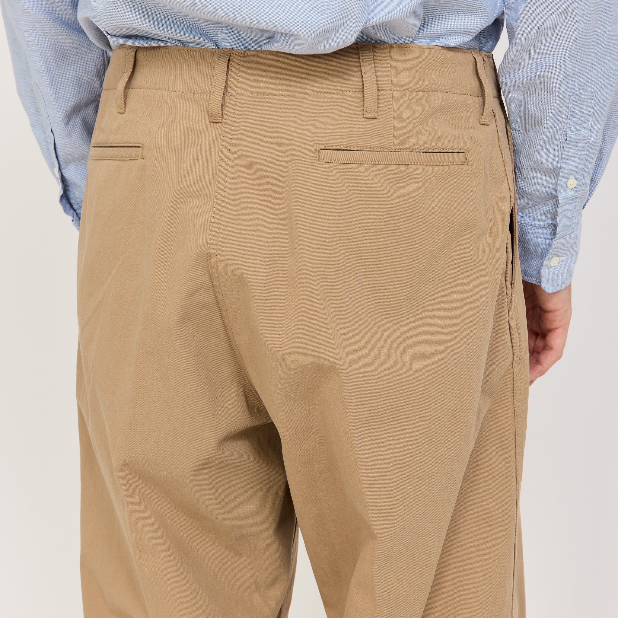 Beams Plus | MIL Trousers Twill Khaki | Maplestore