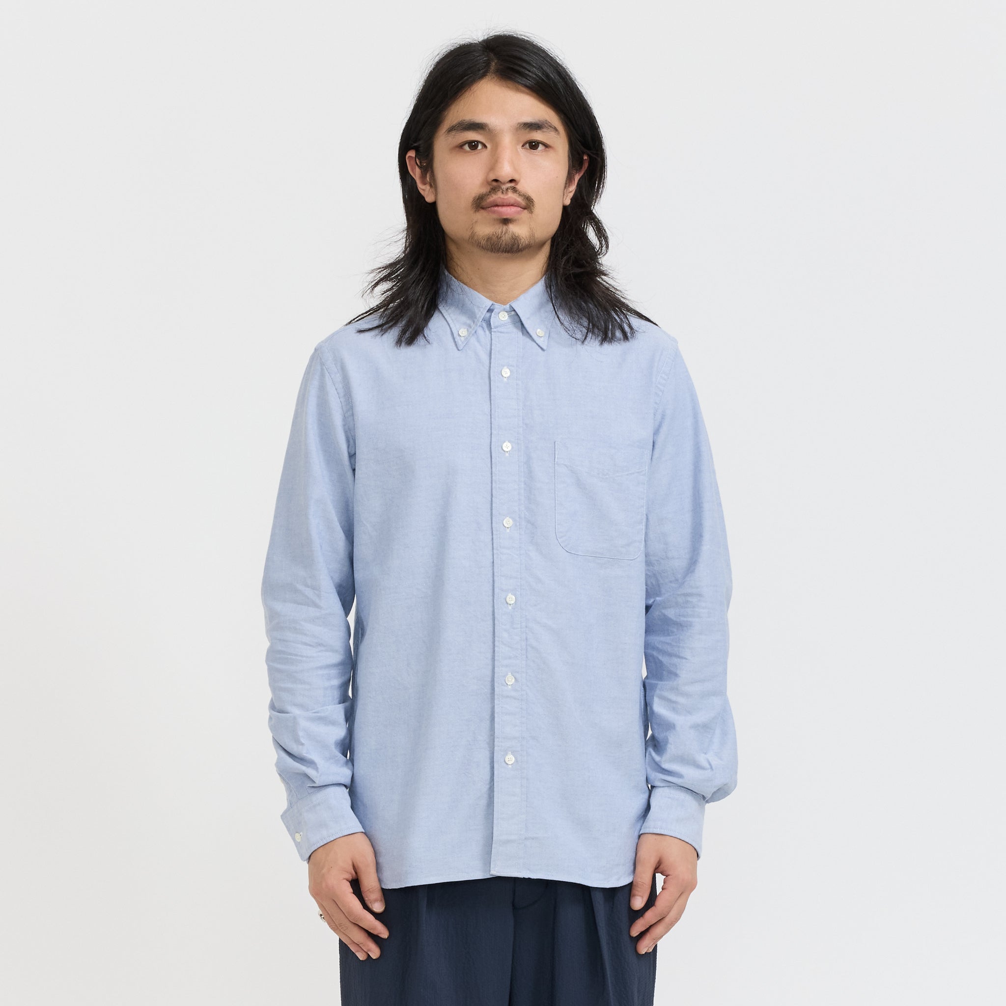 Beams Plus | B.D. Oxford Blue | Maplestore