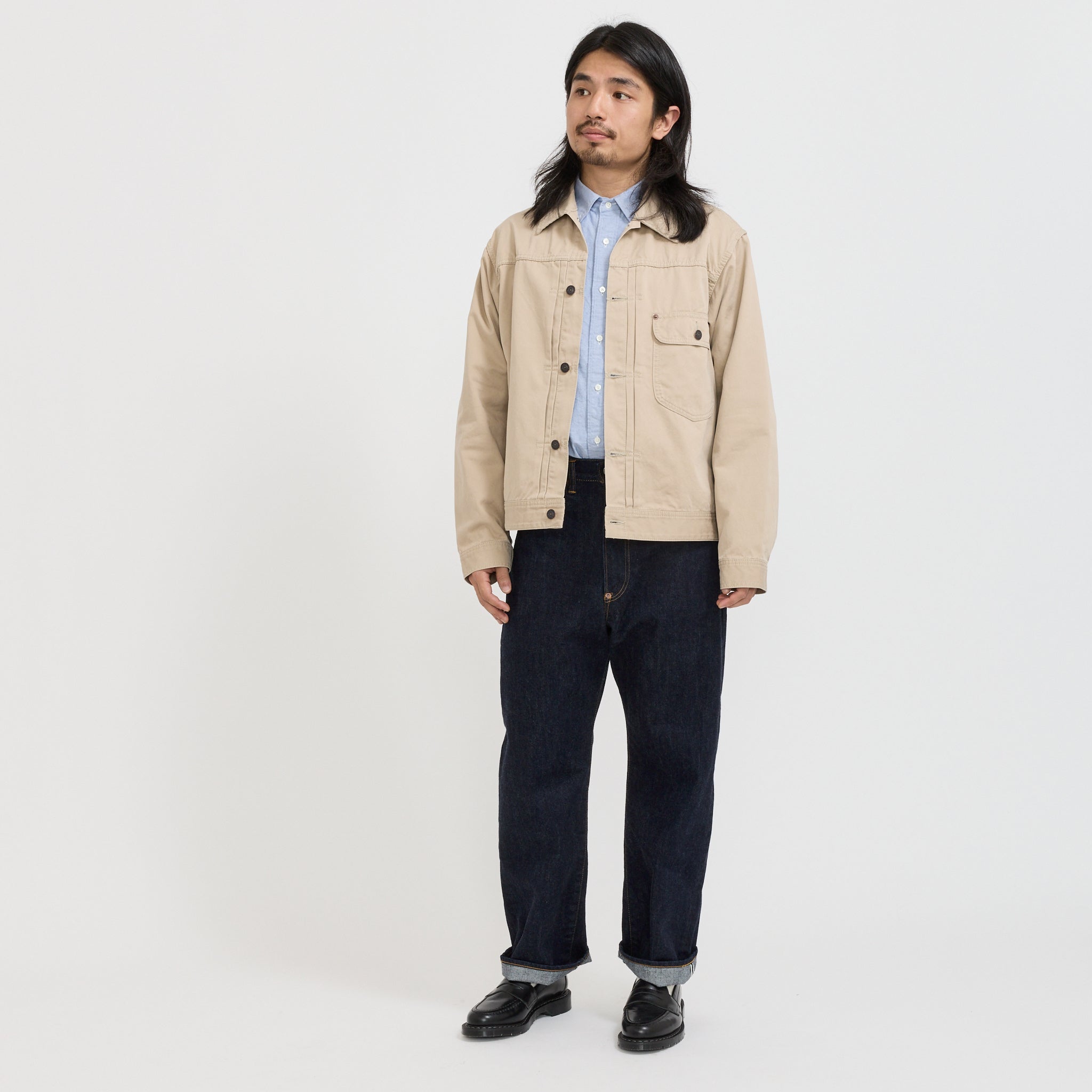 Beams Plus | Digger Jacket 62 Twill Beige | Maplestore