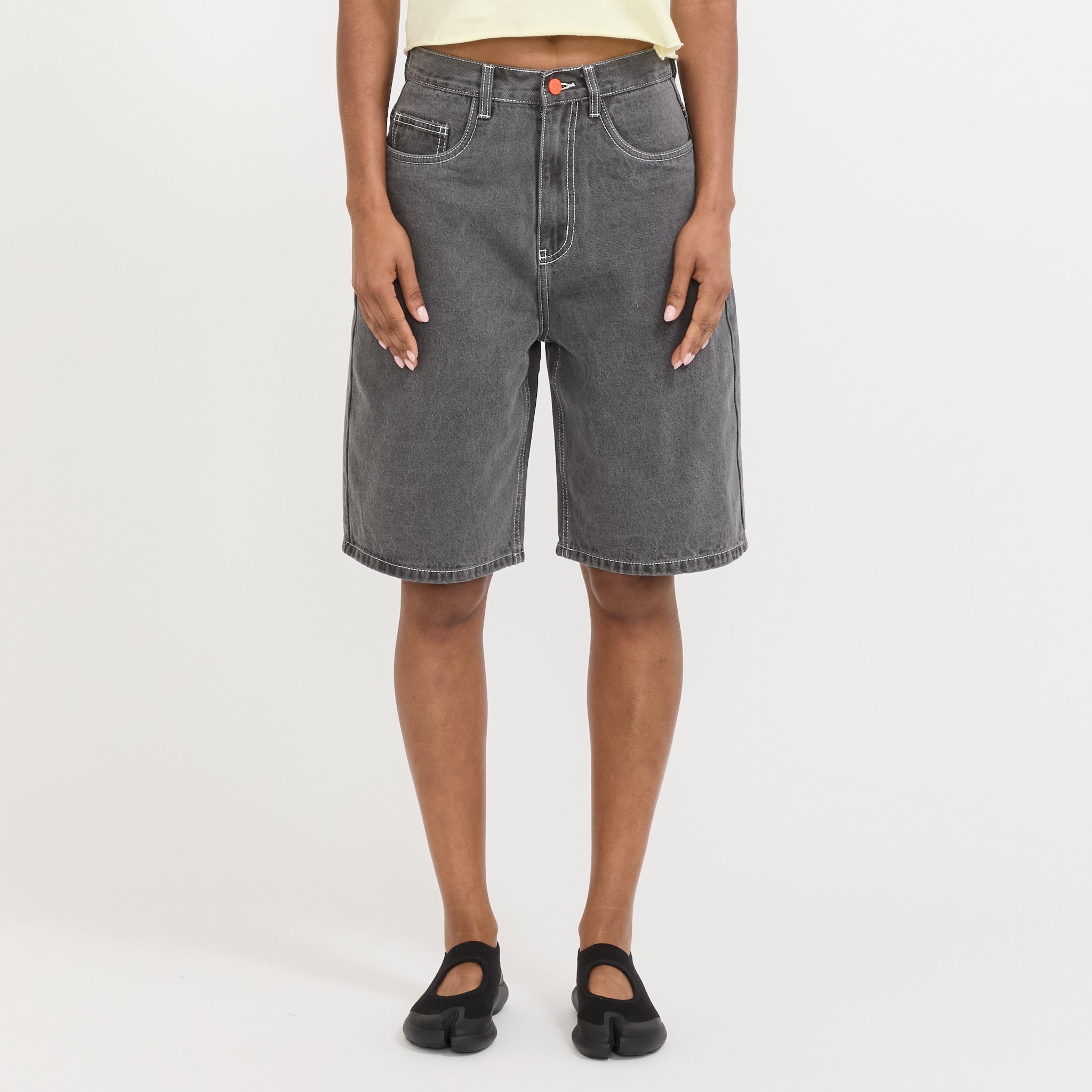 Super Loose Shorts Light Grey
