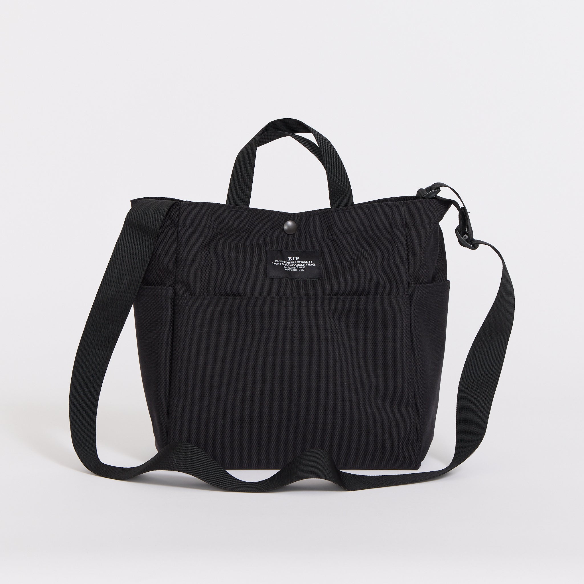 Bags In Progress | Multi-Pocket Bag Medium Black | Maplestore