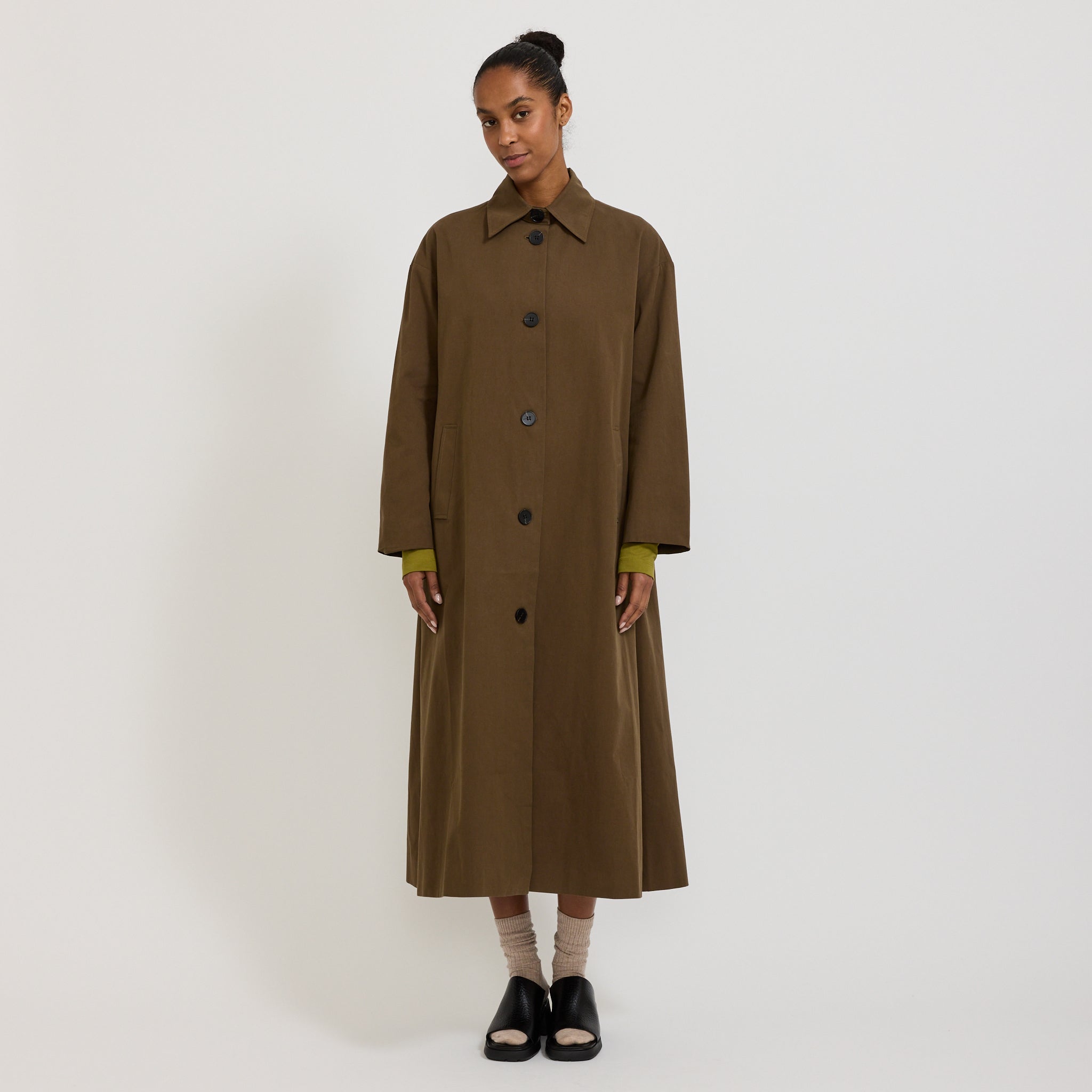 Blanca | Moira Trench Brown | Maplestore
