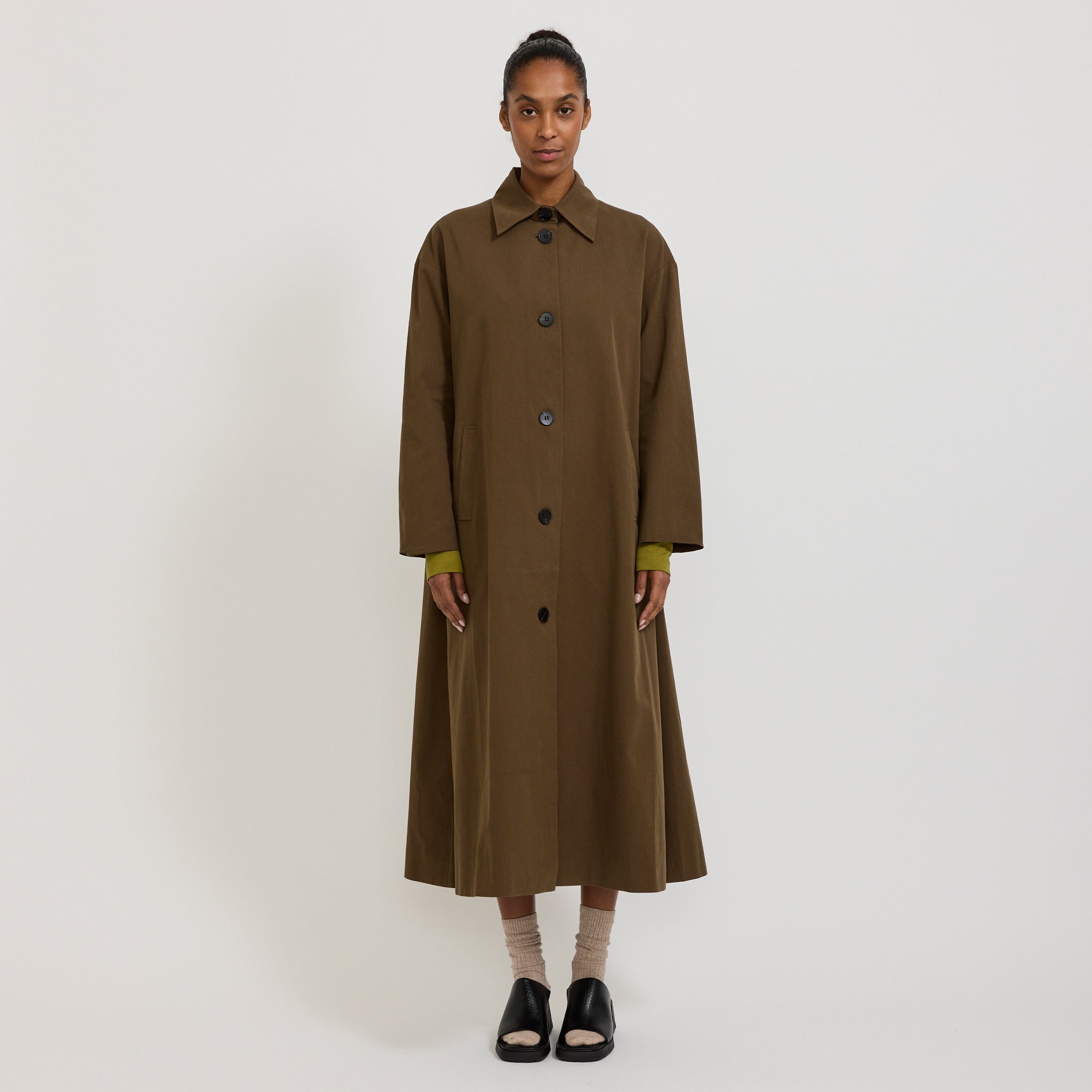 Blanca | Moira Trench Brown | Maplestore