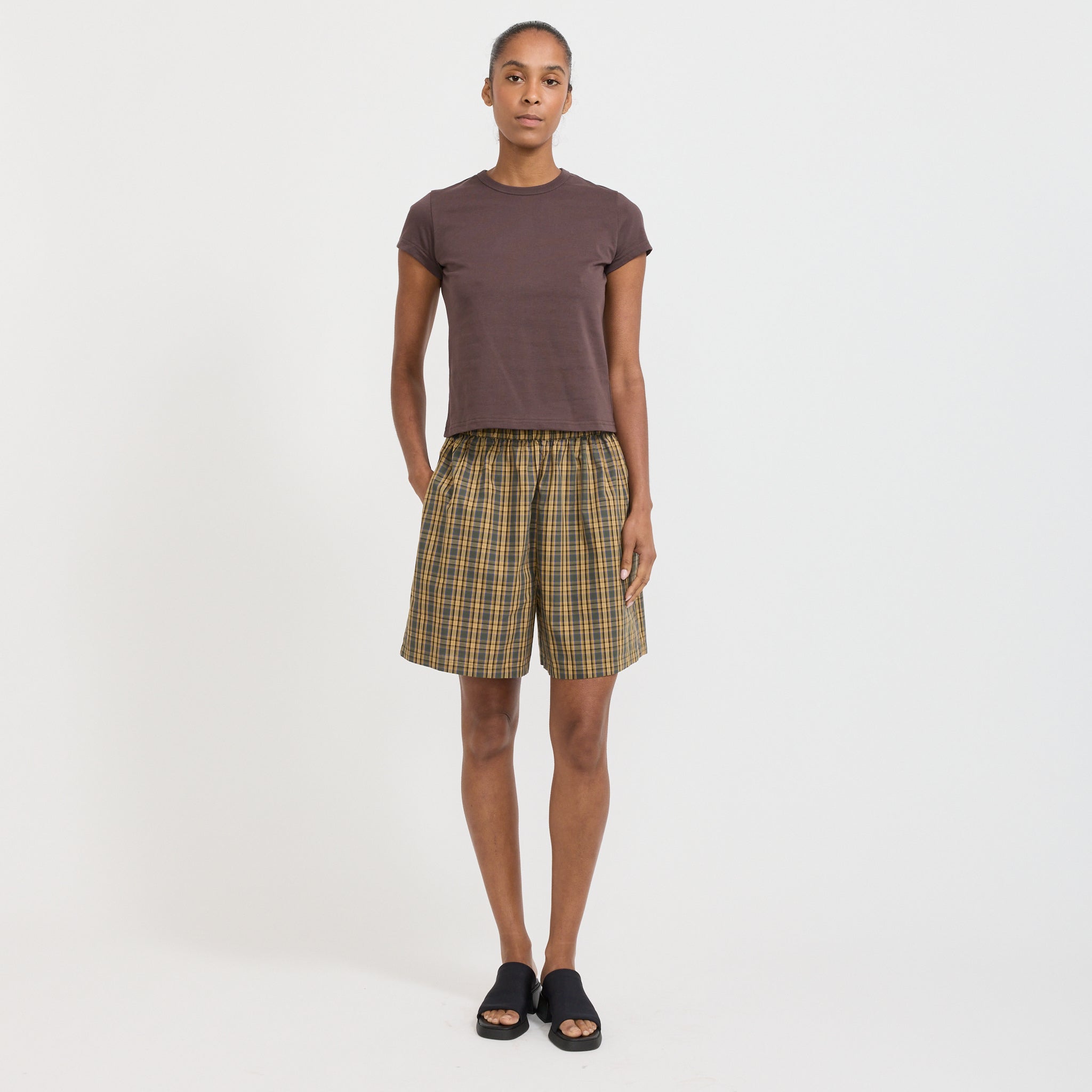 Blanca | Pascale Shorts Brown | Maplestore
