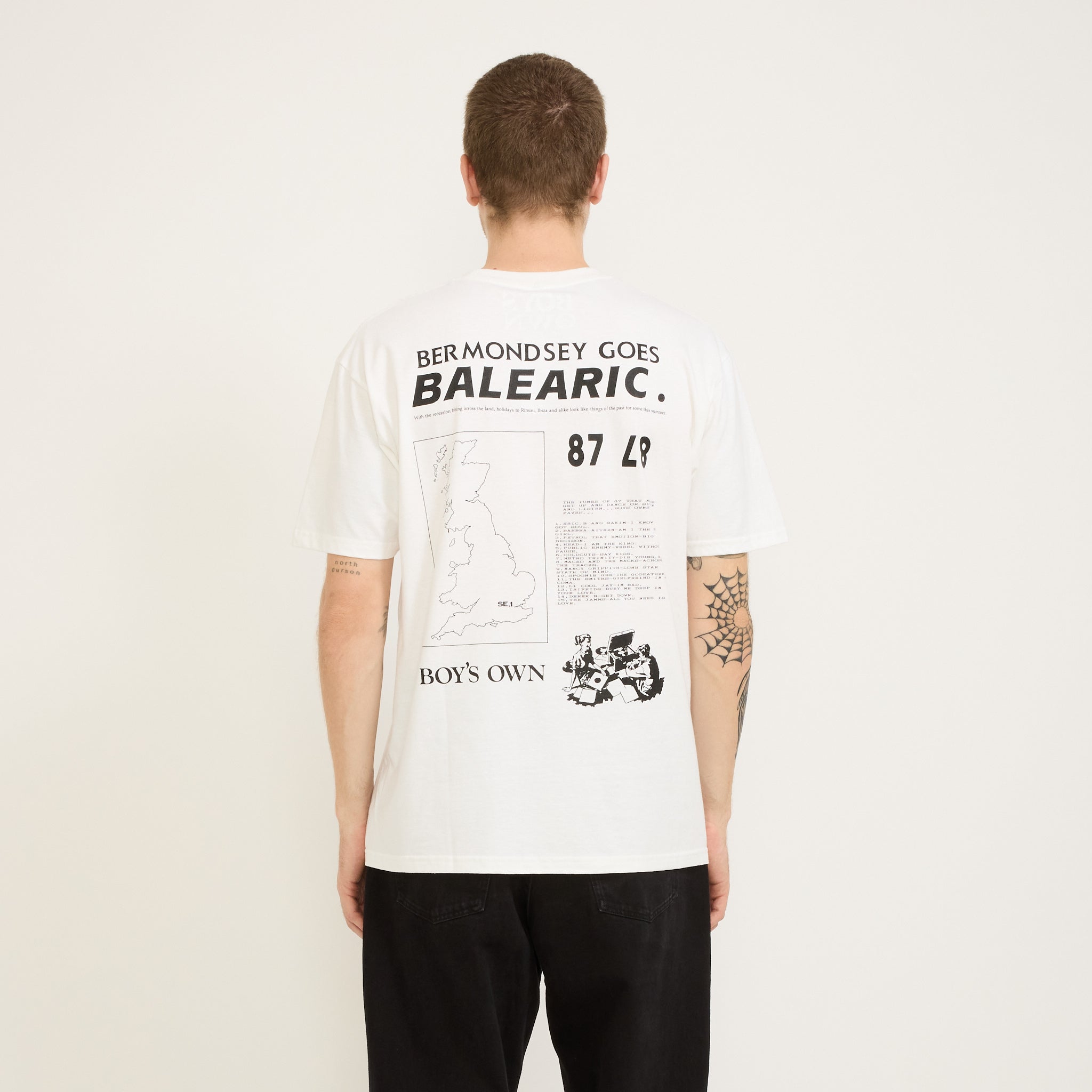 Boy's Own | Bermondsey Goes Balearic Tee White | Maplestore
