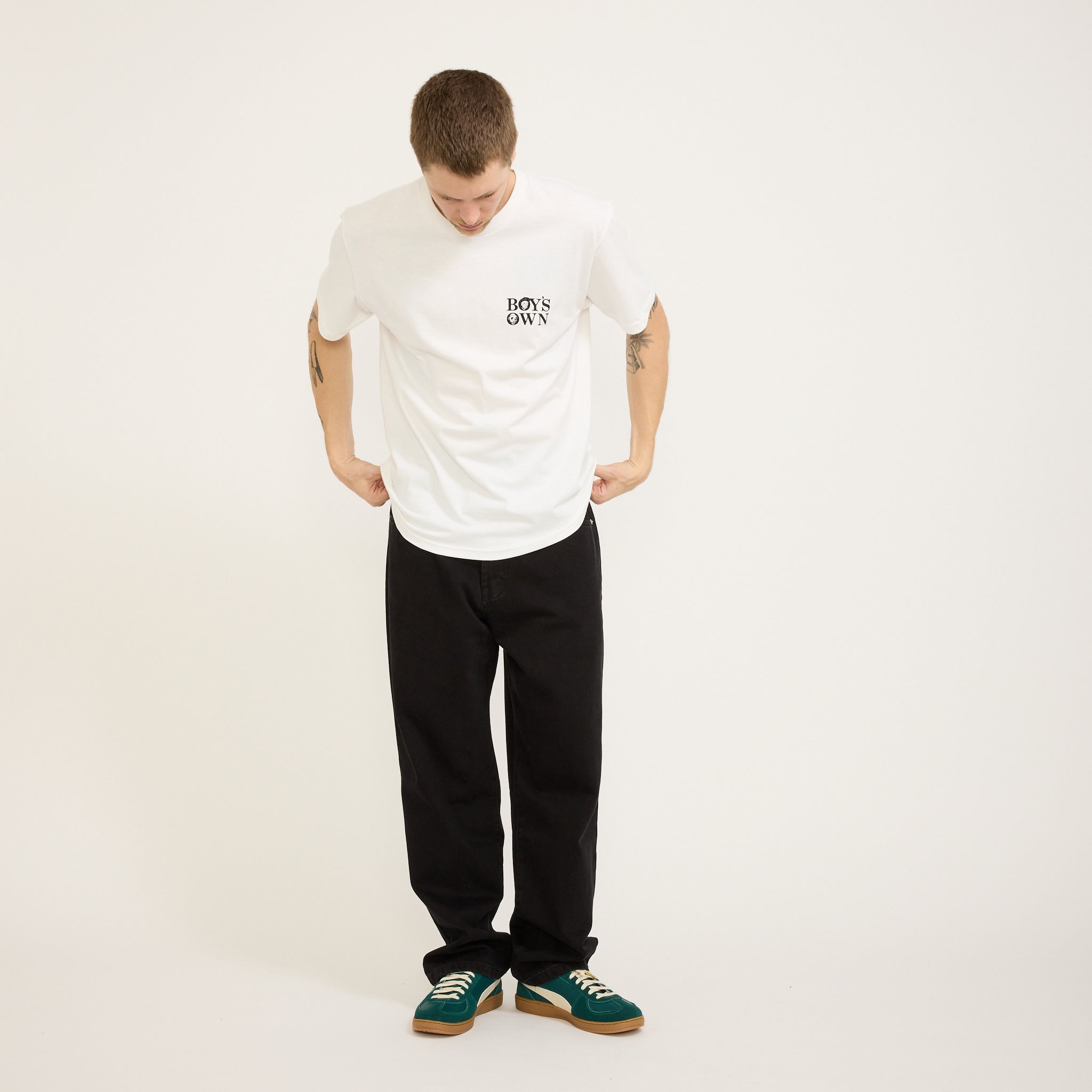 Boy's Own | Bring The Noise Print Tee White | Maplestore