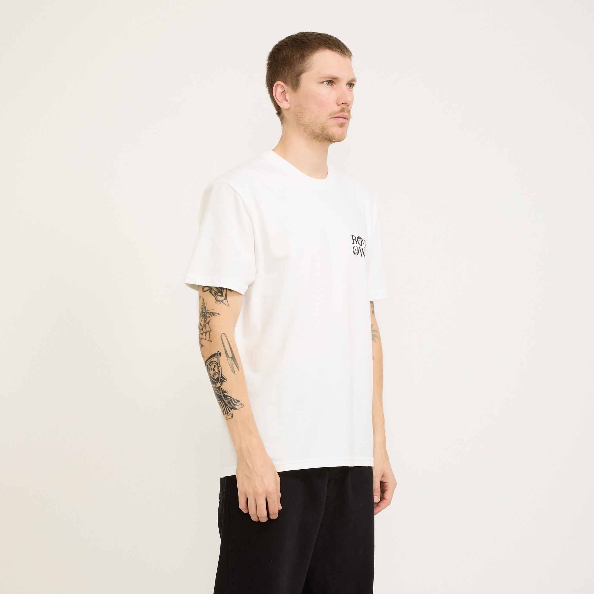 Boy's Own | Bring The Noise Print Tee White | Maplestore