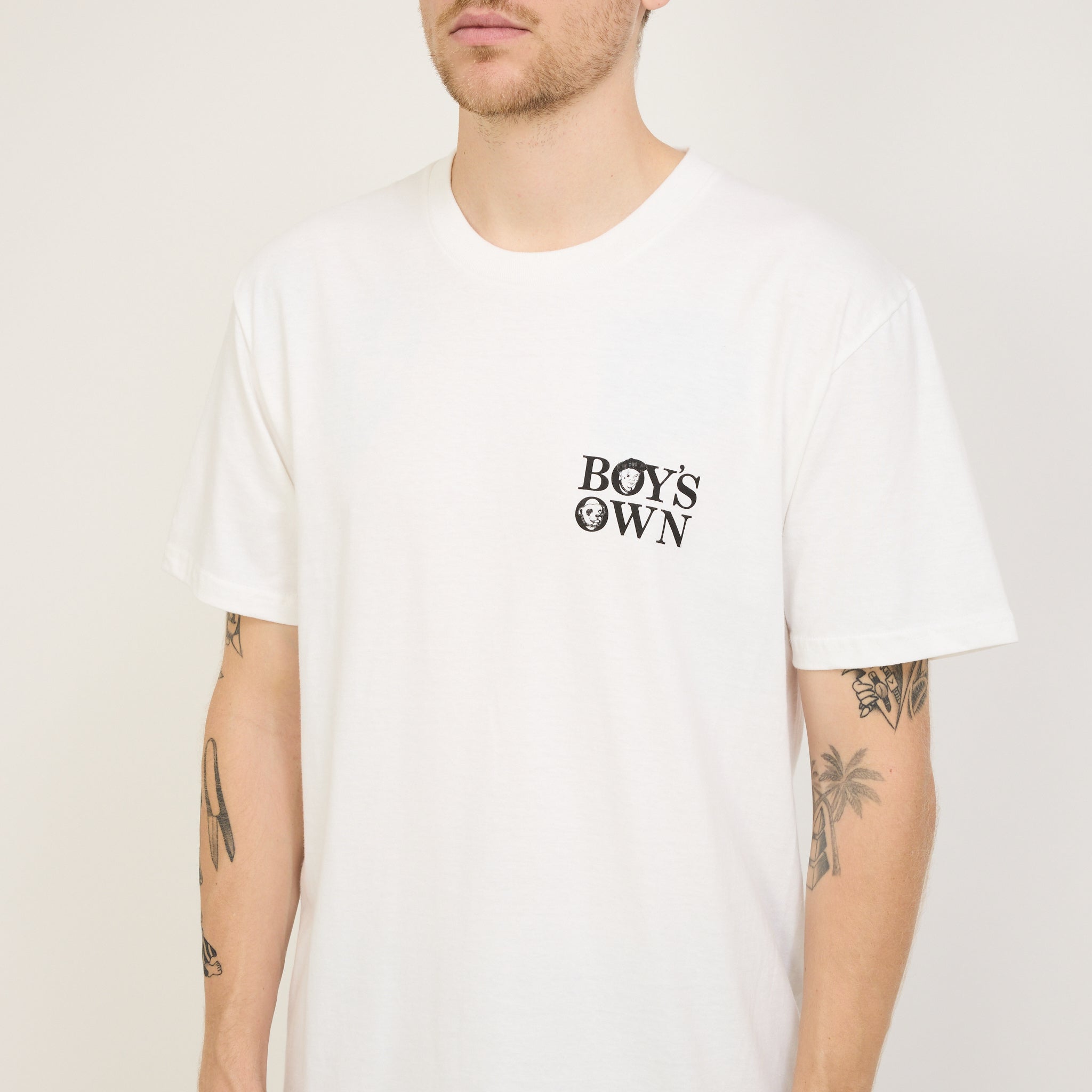 Boy's Own | Bring The Noise Print Tee White | Maplestore