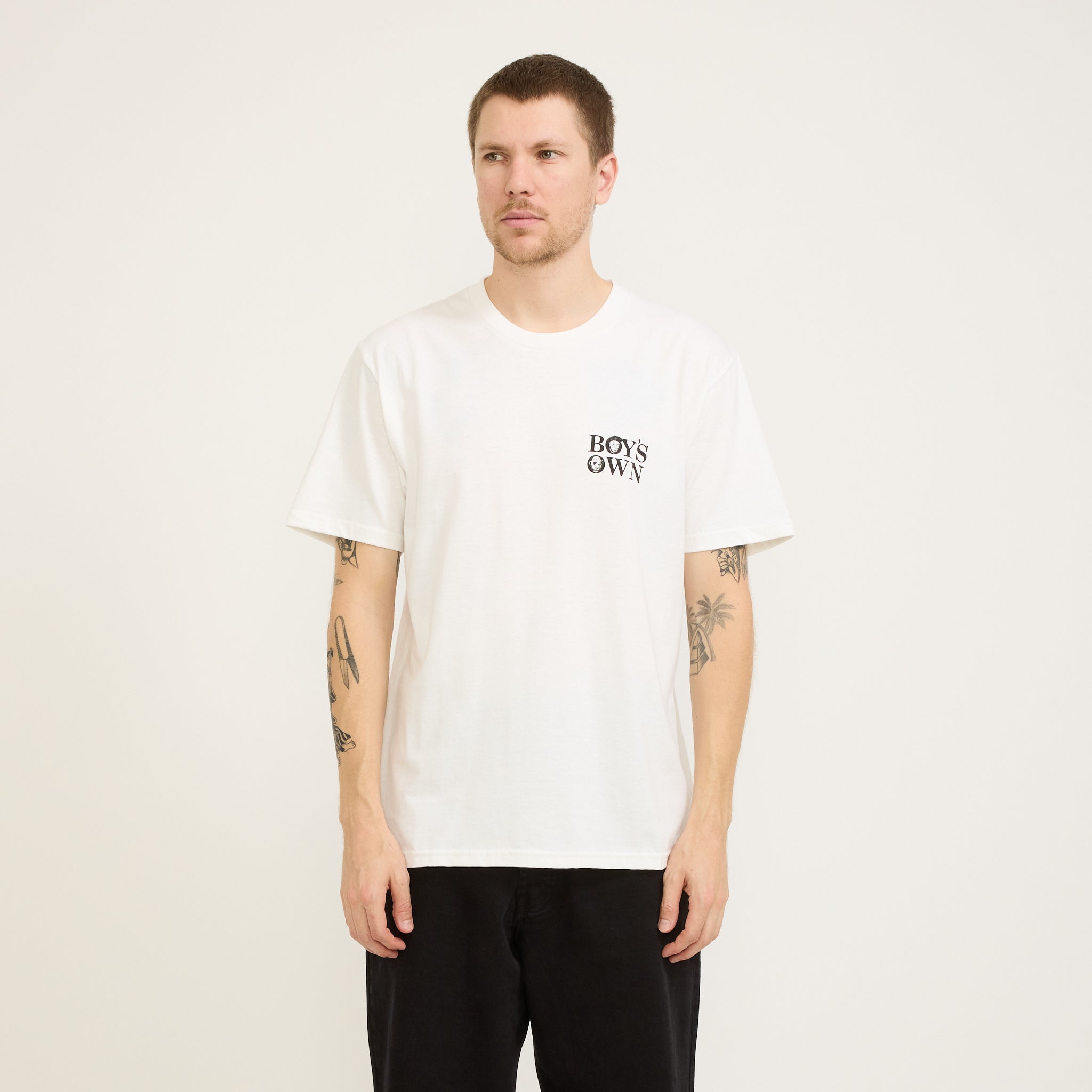 Boy's Own | Bring The Noise Print Tee White | Maplestore