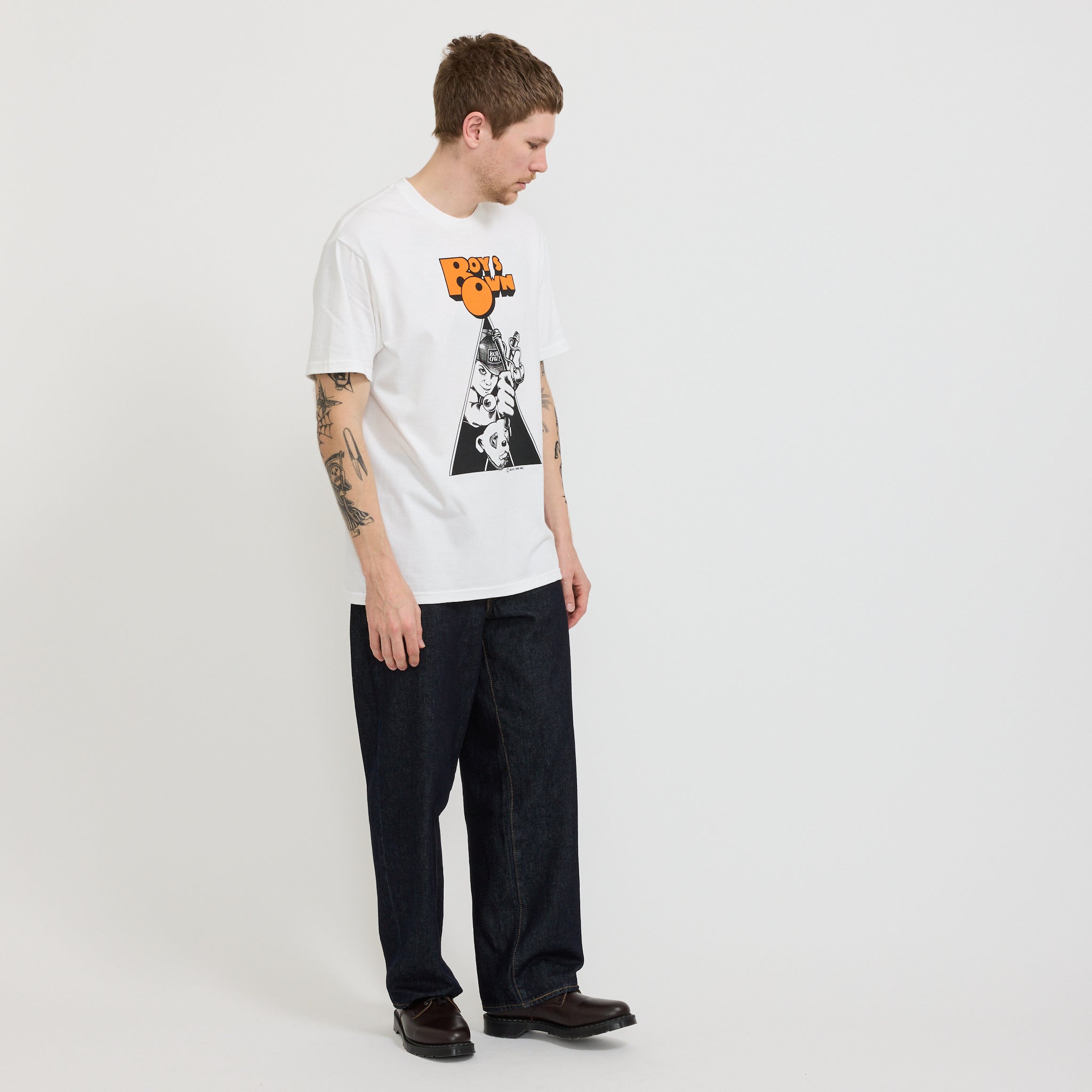 Clockwork Orange T-Shirt White/Orange
