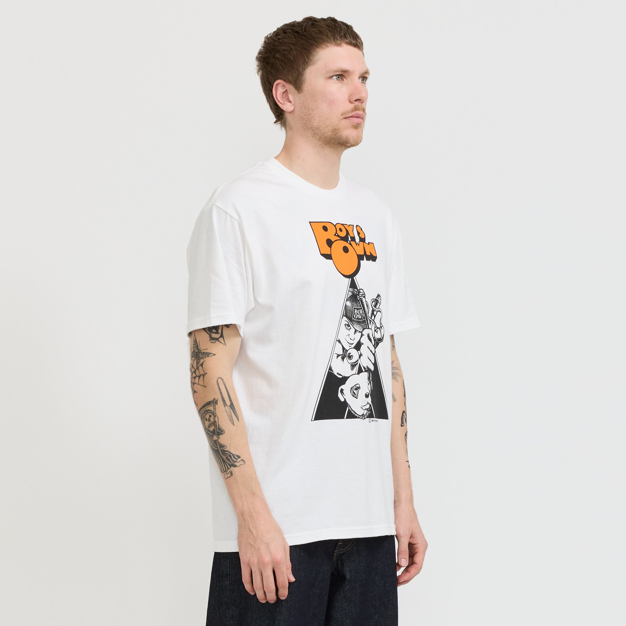 Clockwork Orange T-Shirt White/Orange