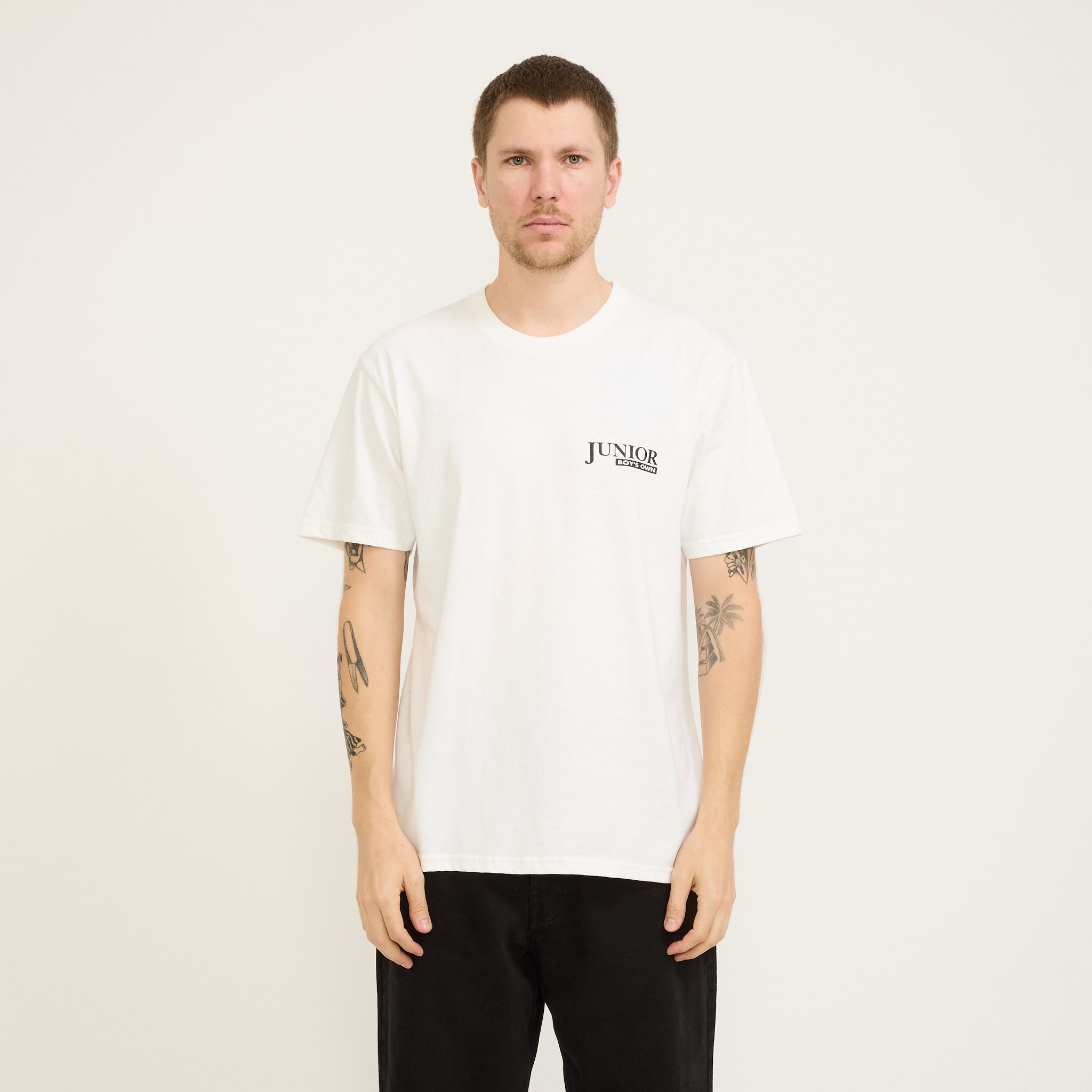 Boy's Own | Junior Boys Own Classic Logo Tee White | Maplestore