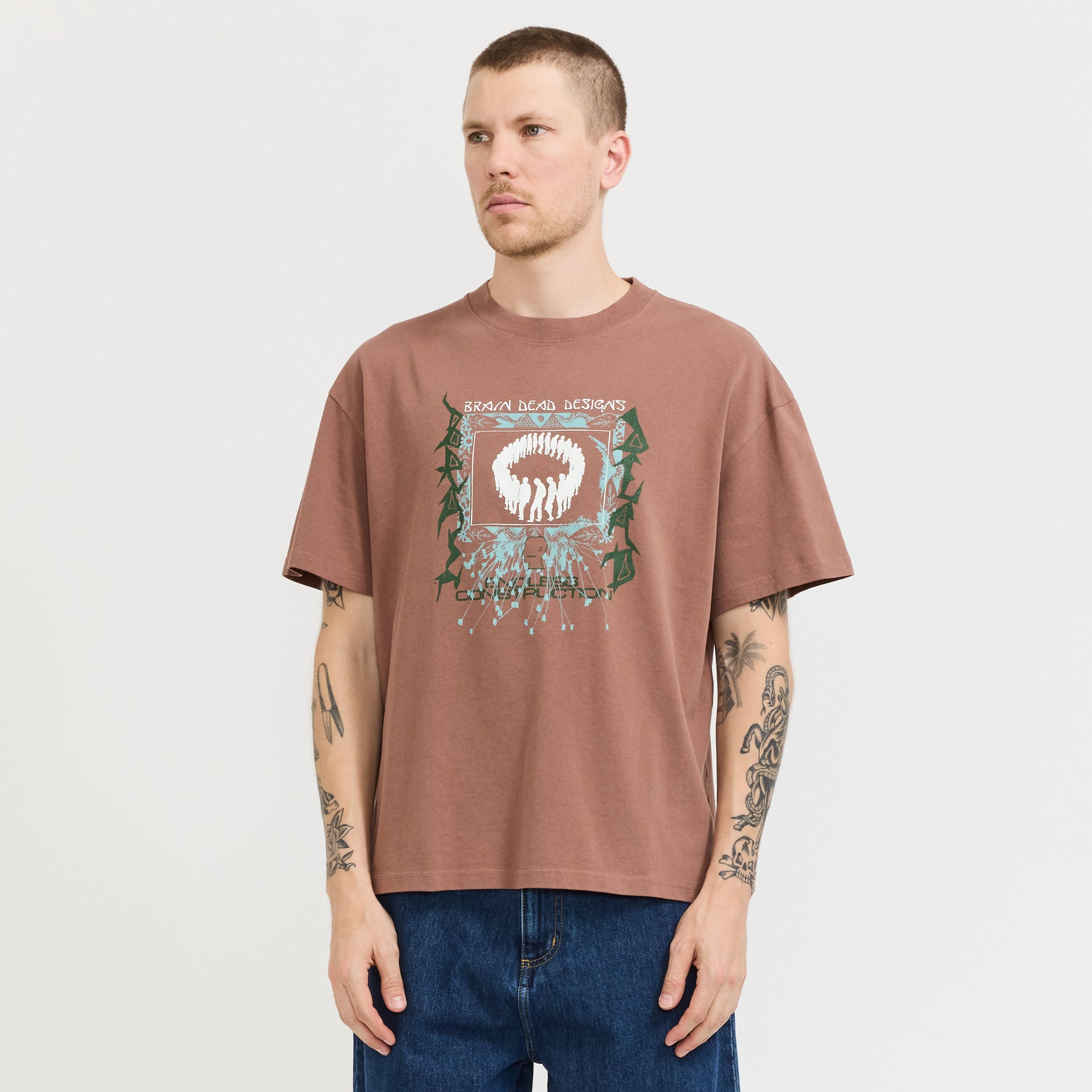 Endless Construction T-Shirt Nutmeg