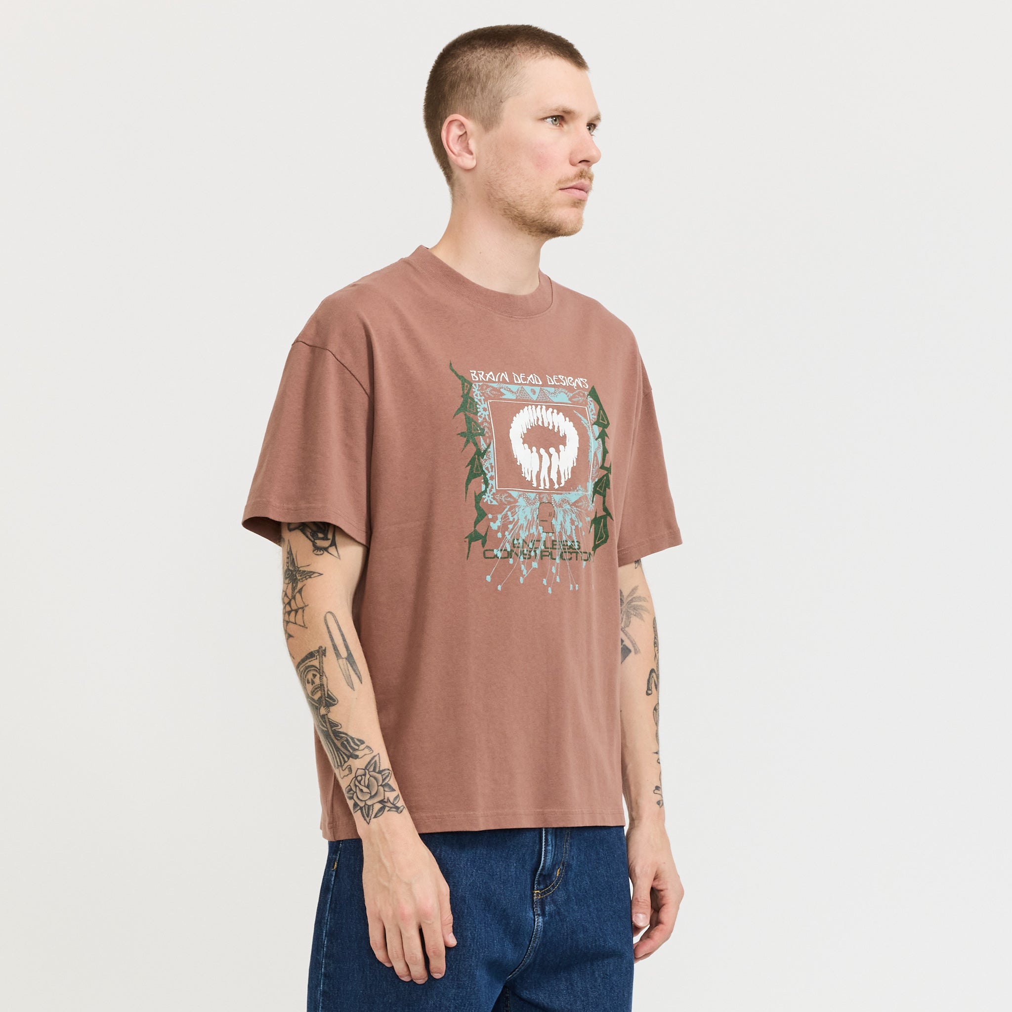 Endless Construction T-Shirt Nutmeg