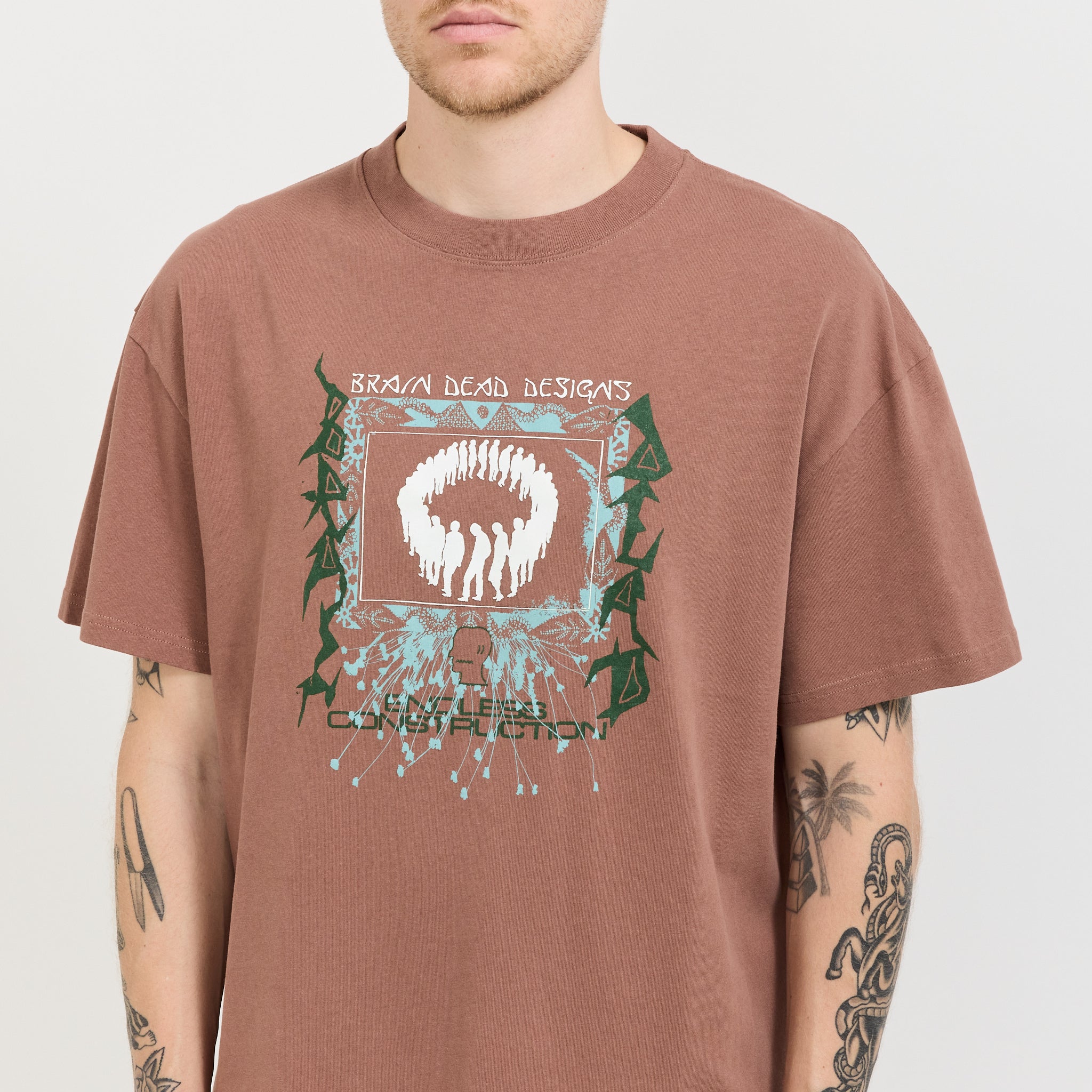 Endless Construction T-Shirt Nutmeg
