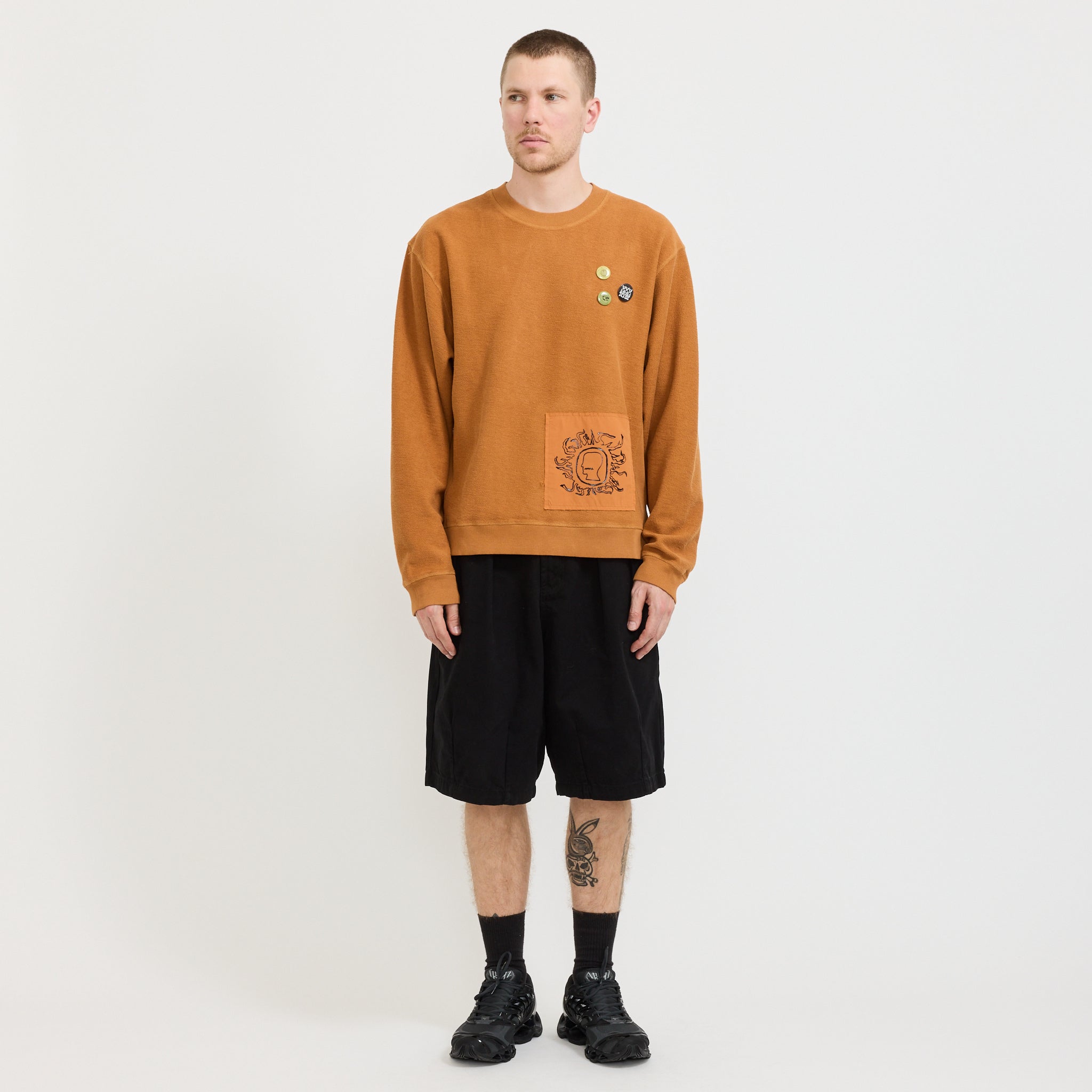 Gargoyle Crewneck Light Brown