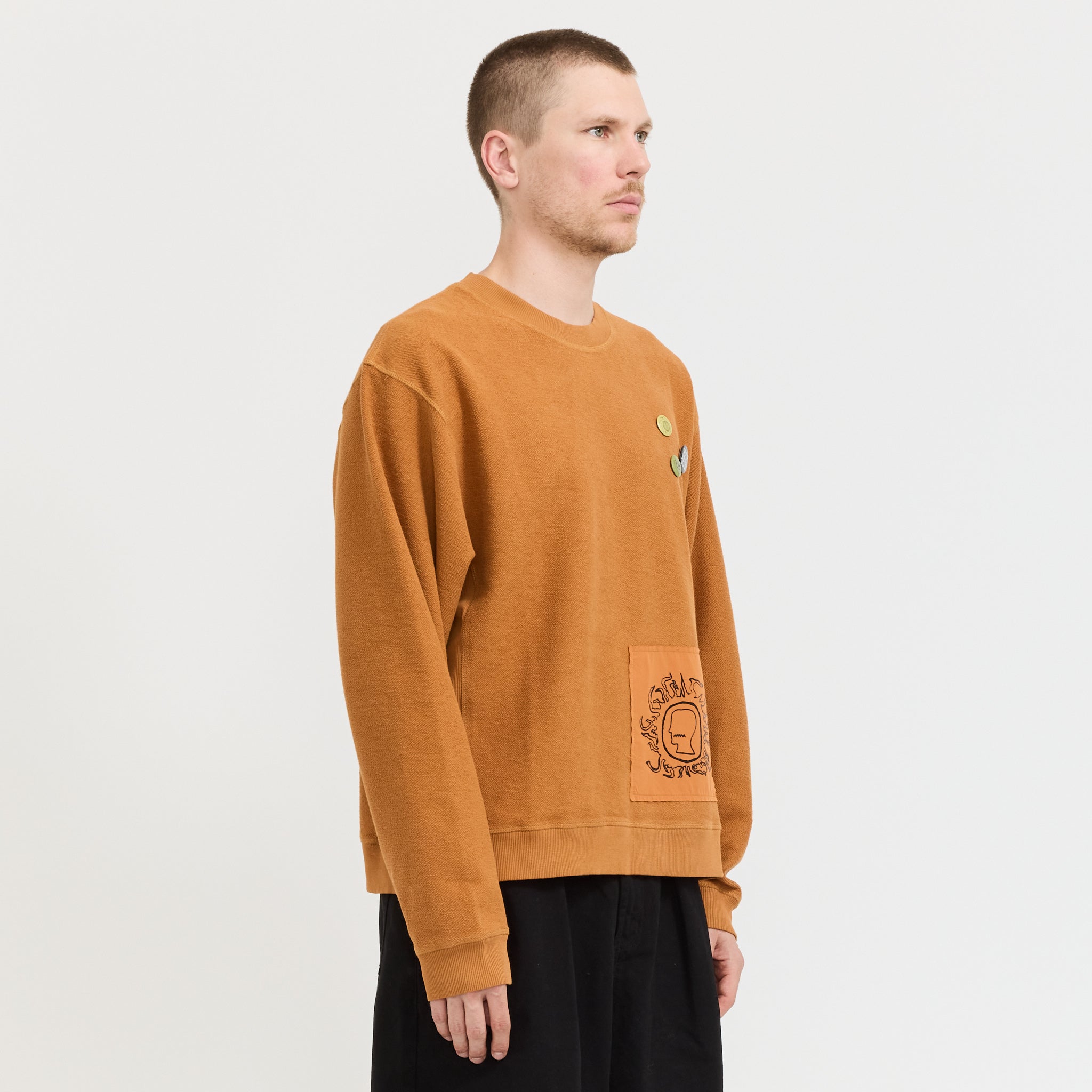 Gargoyle Crewneck Light Brown