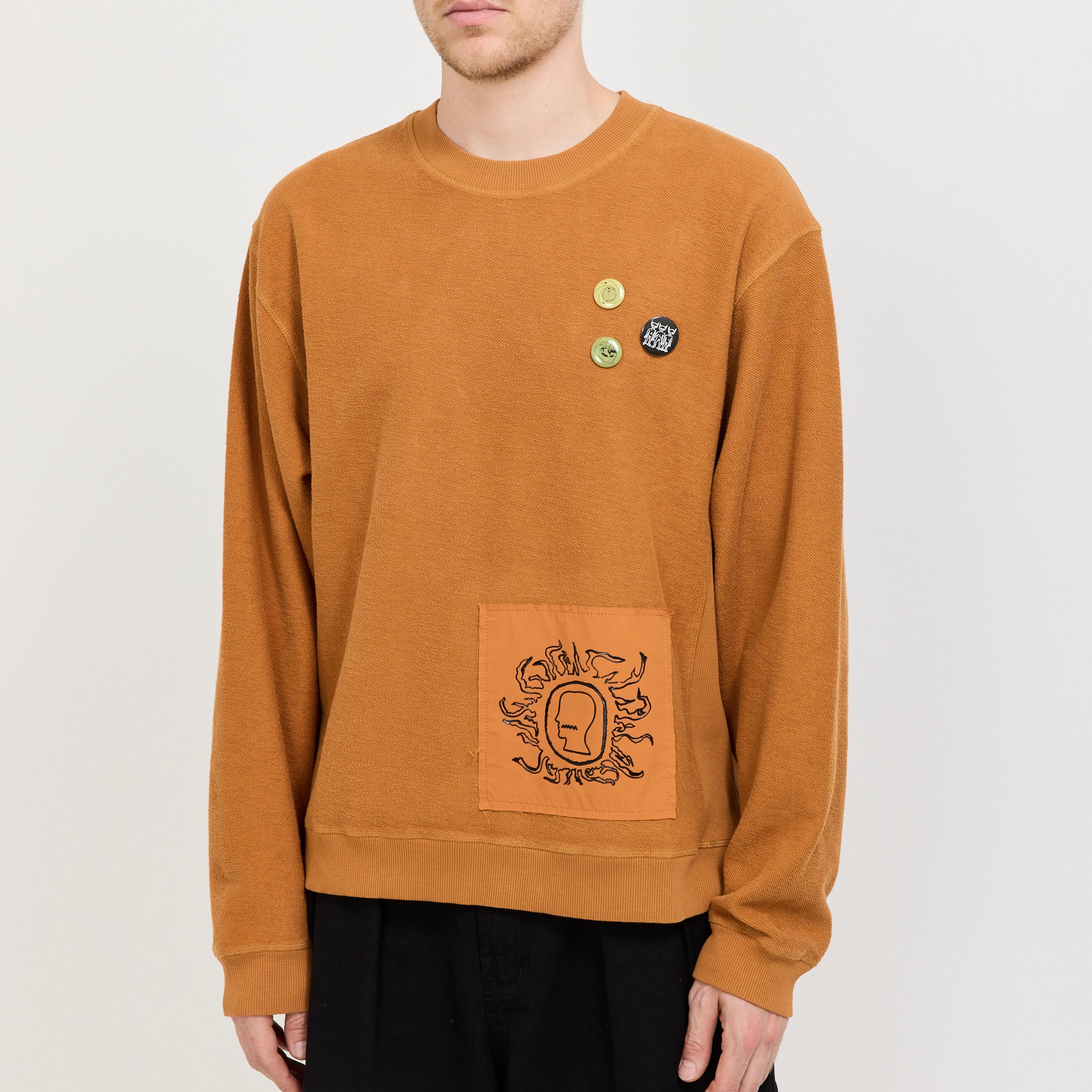 Gargoyle Crewneck Light Brown