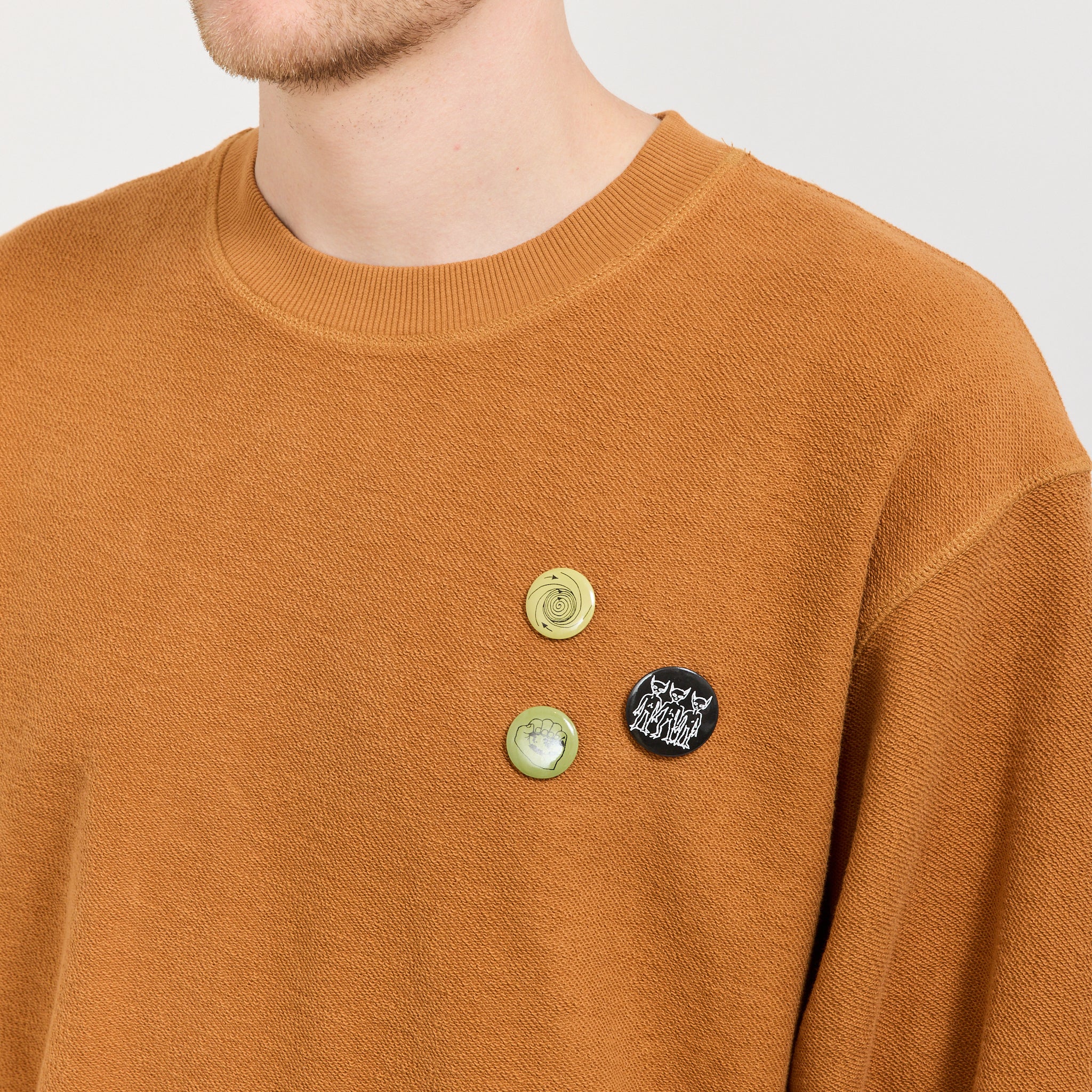 Gargoyle Crewneck Light Brown
