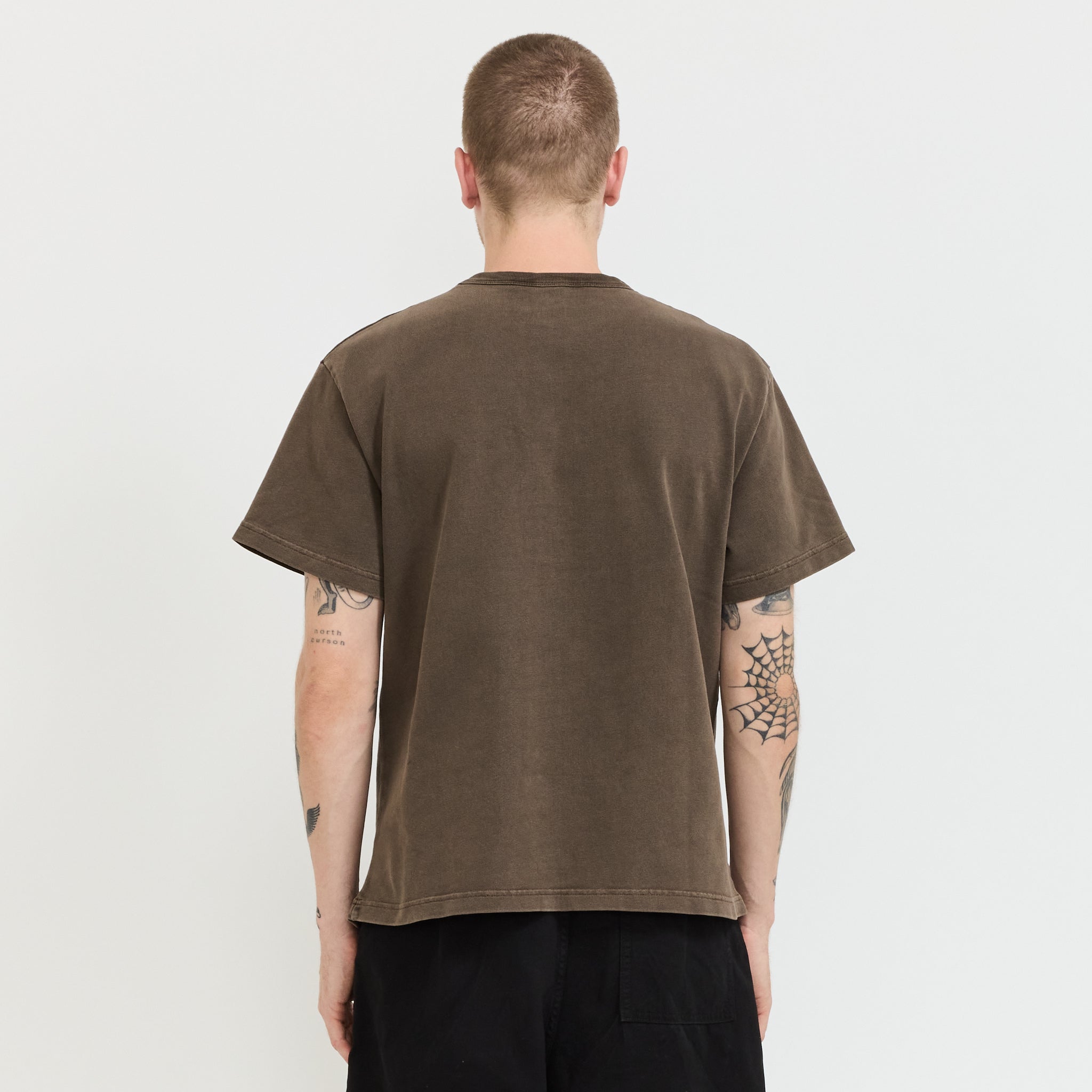 Heavyweight 3D Embroidery Logohead T-Shirt Brown
