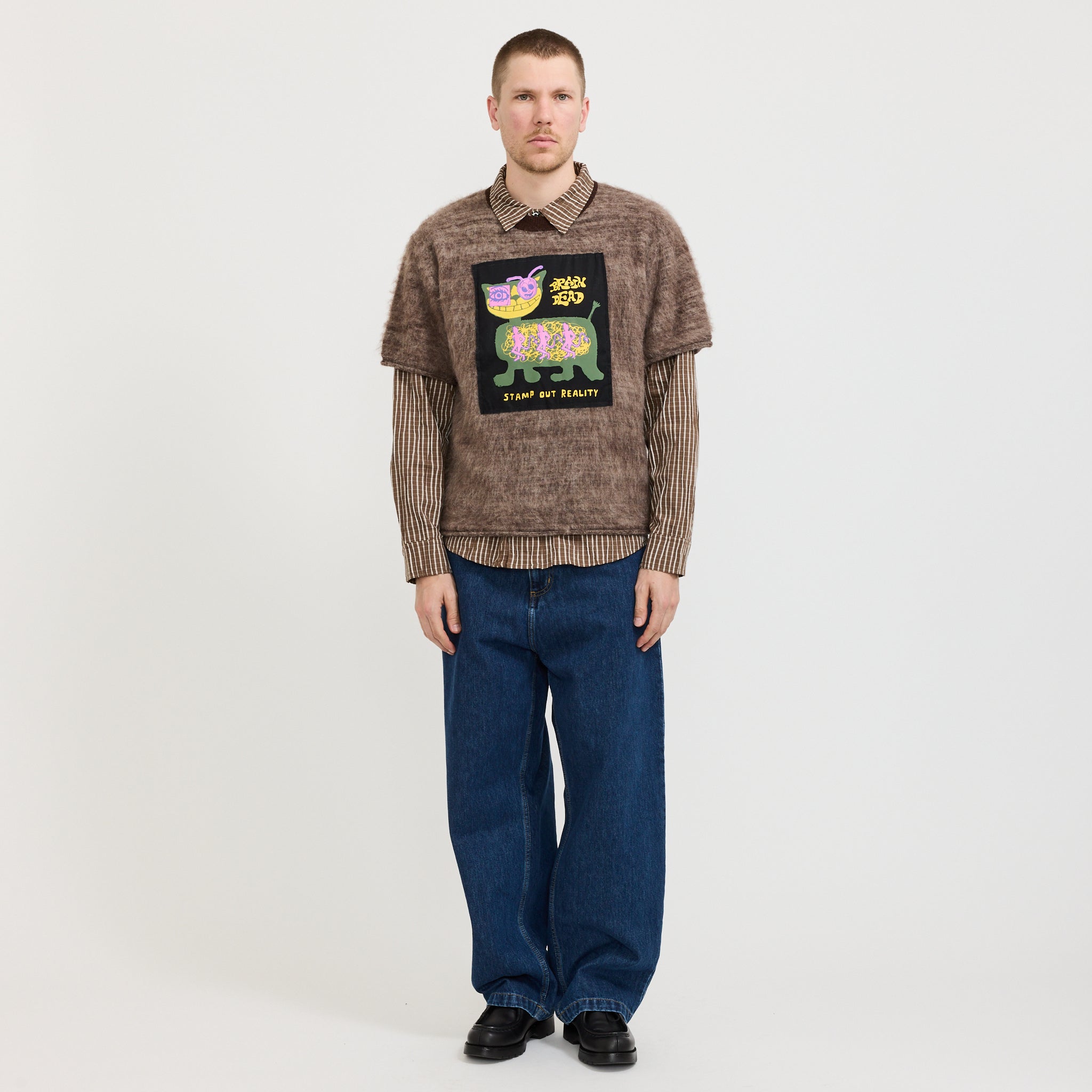 Minzie Short Sleeve Sweater Olive