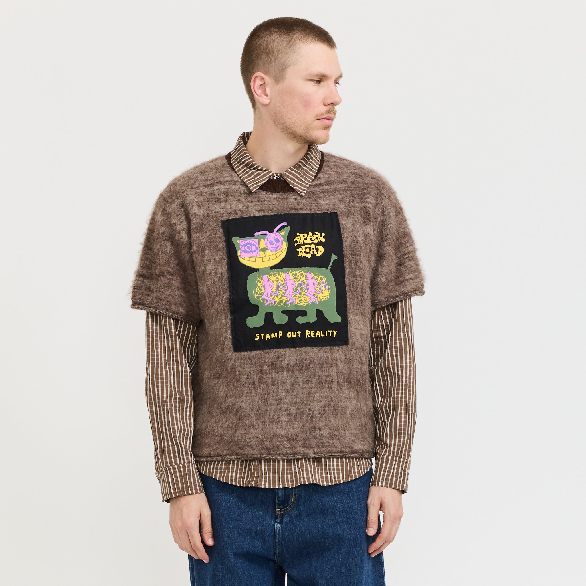 Minzie Short Sleeve Sweater Olive