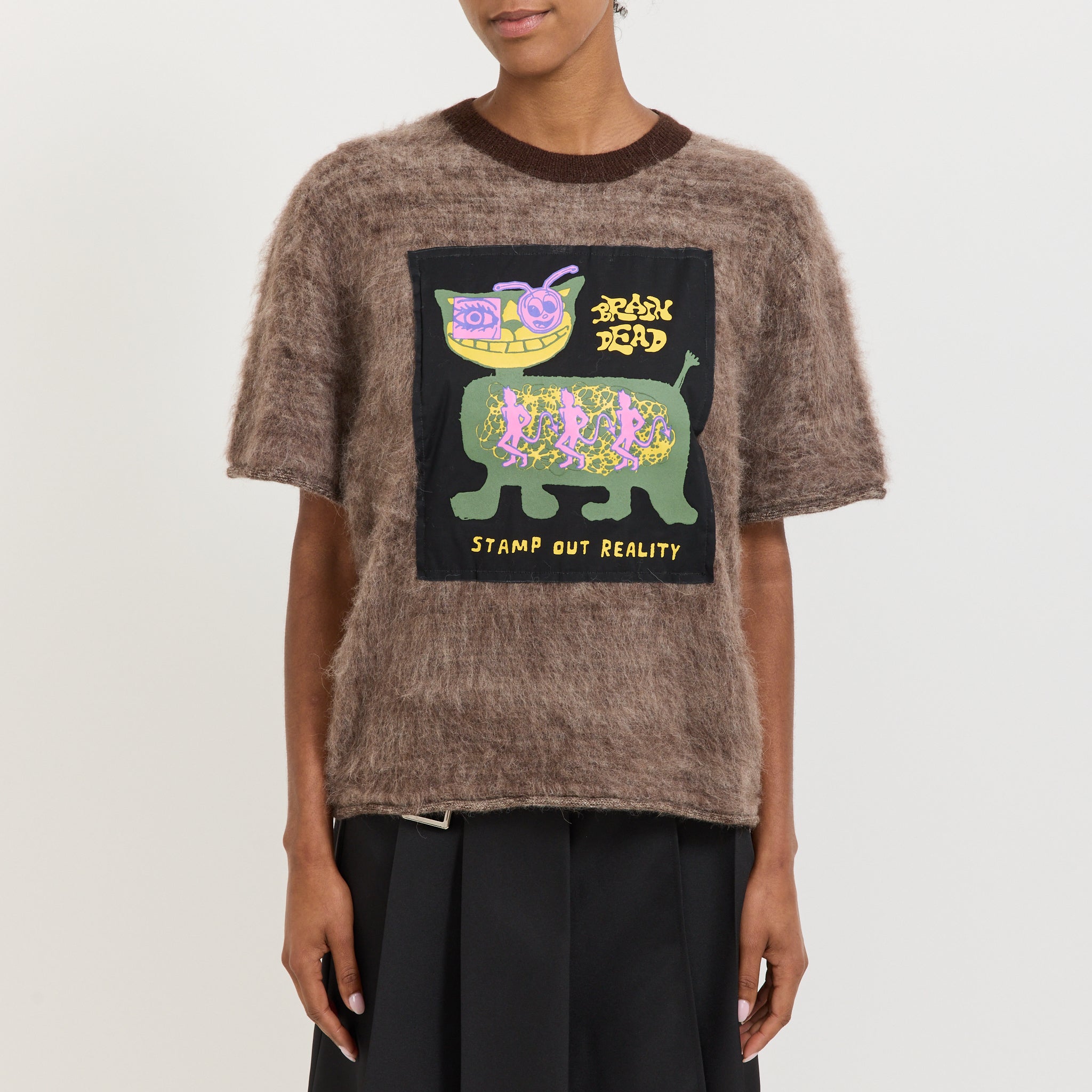Minzie Short Sleeve Sweater Olive Women's