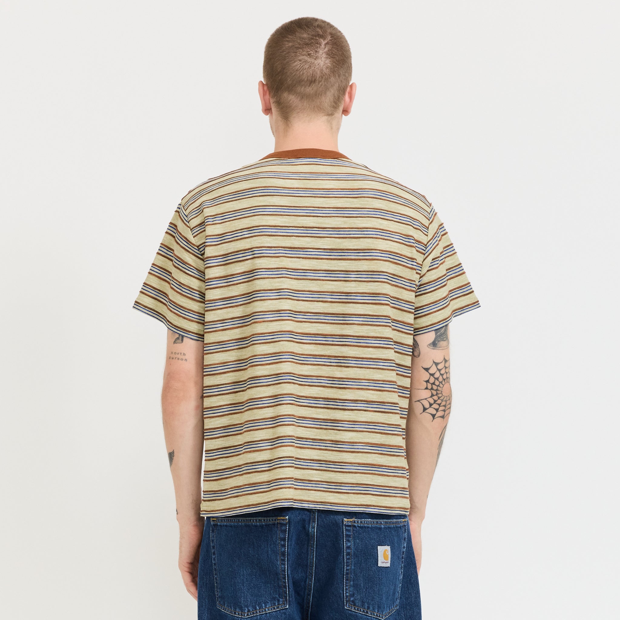 Pudu Stripe Short Sleeve Natural