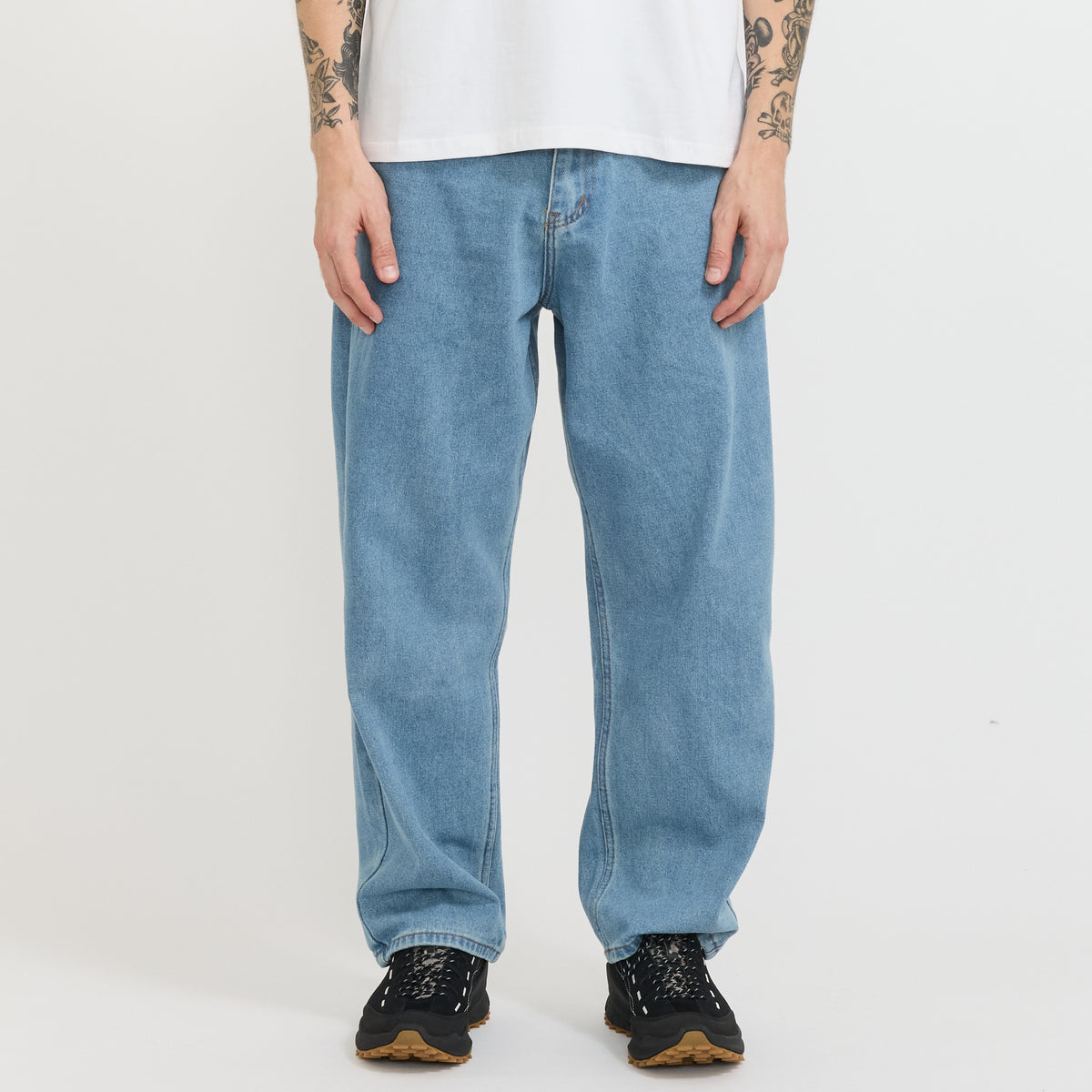 Butter Goods | Baggy Denim Jeans Washed Indigo | Maplestore