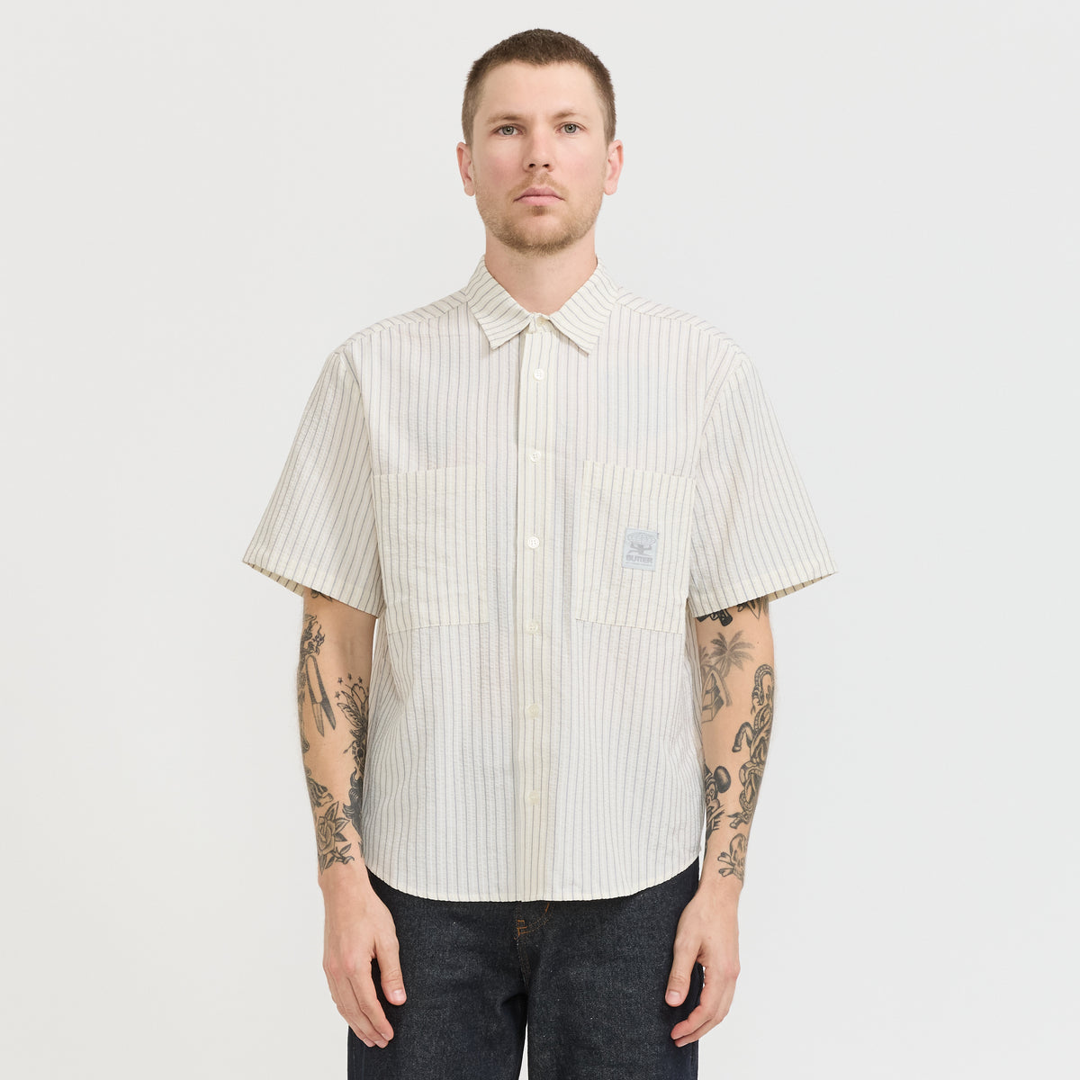 Butter Goods | Equipment S/S Shirt Ivory | Maplestore