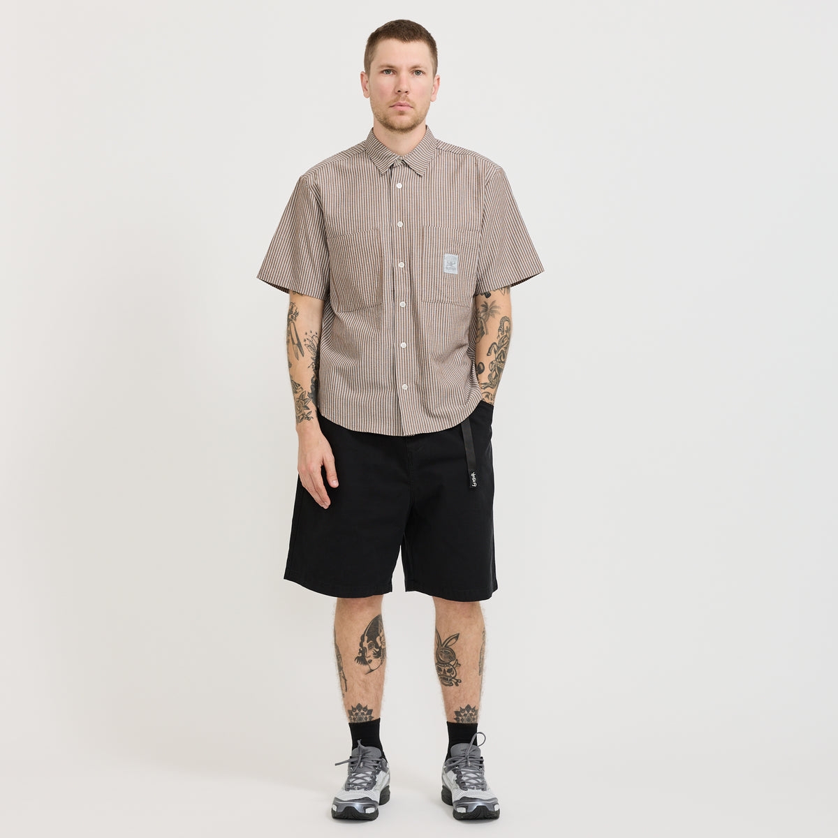 Butter Goods | Equipment S/S Shirt Brown | Maplestore