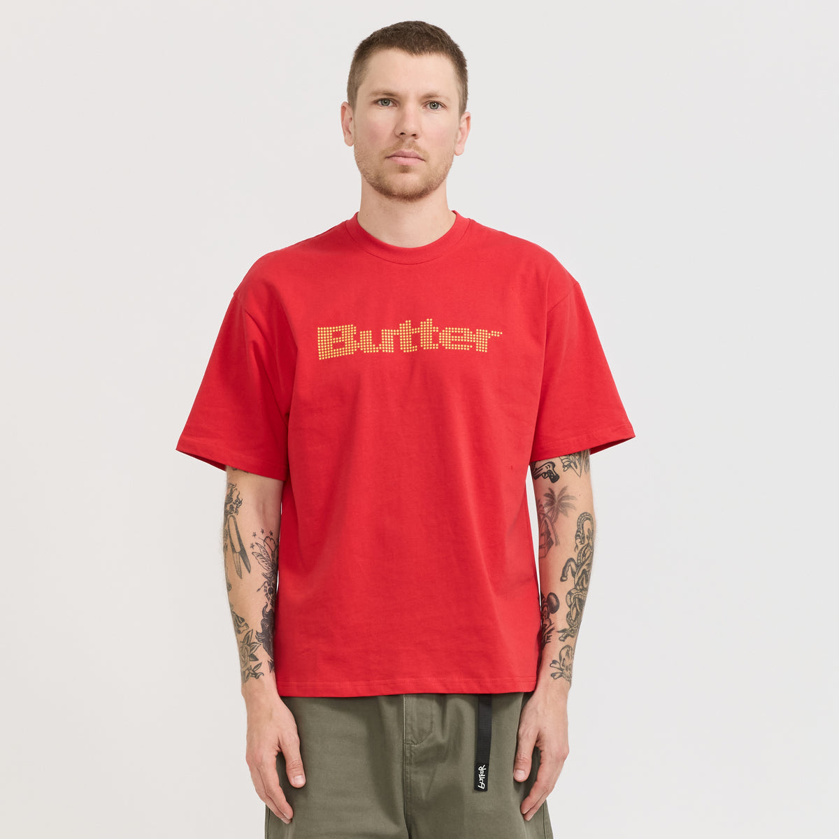 Butter Goods | Stars Tee Red | Maplestore