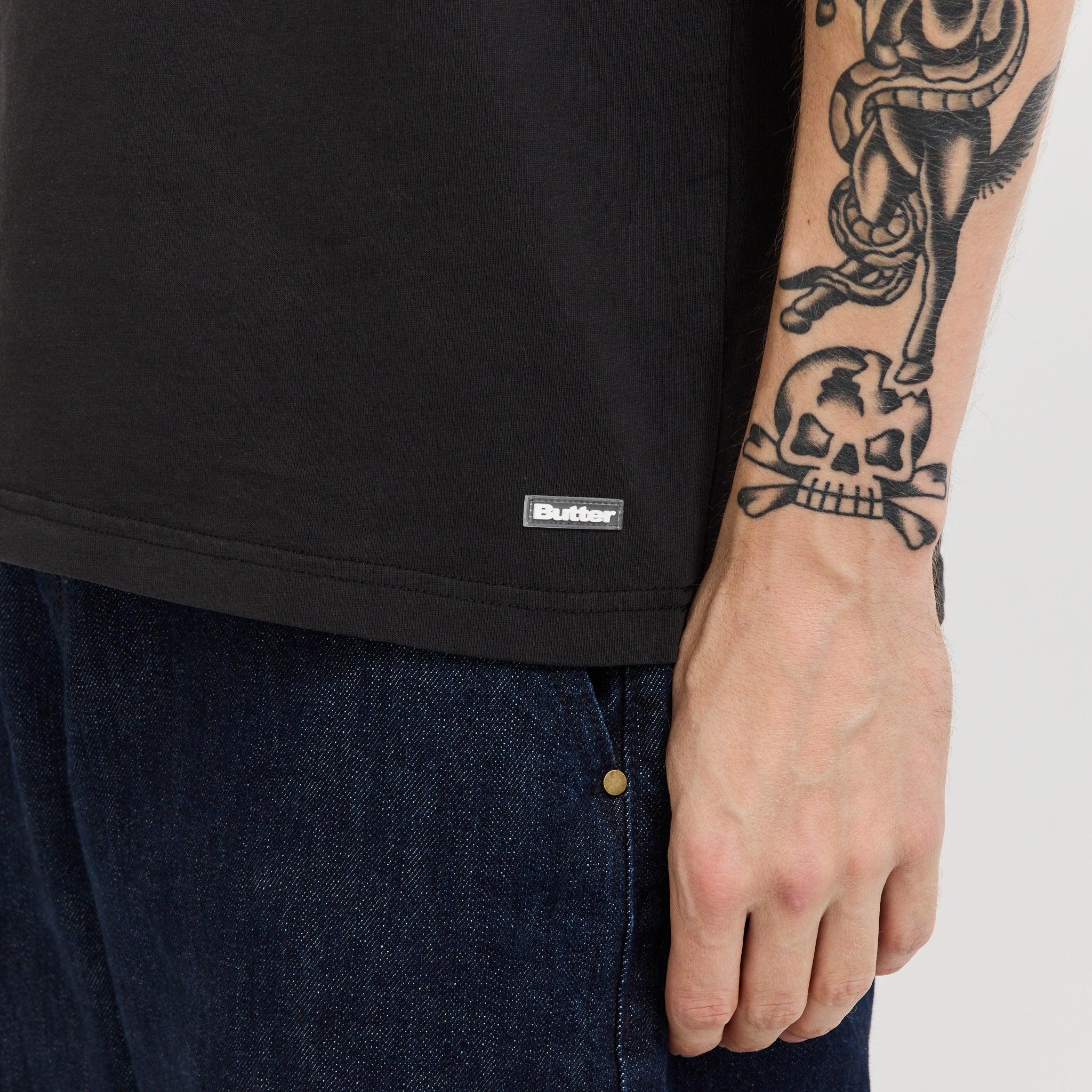 Basic Tee Washed Black