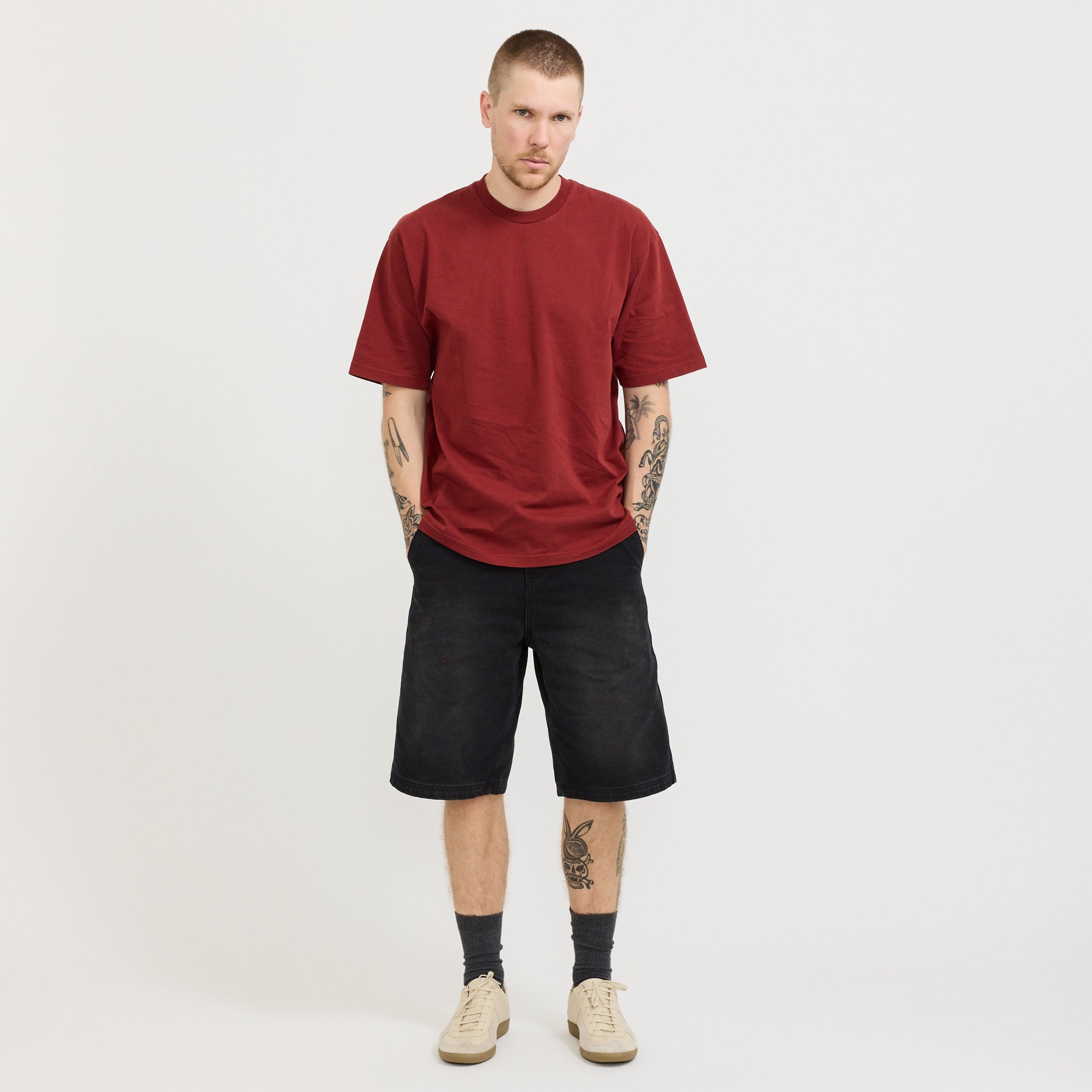 Basic Tee Washed Russet