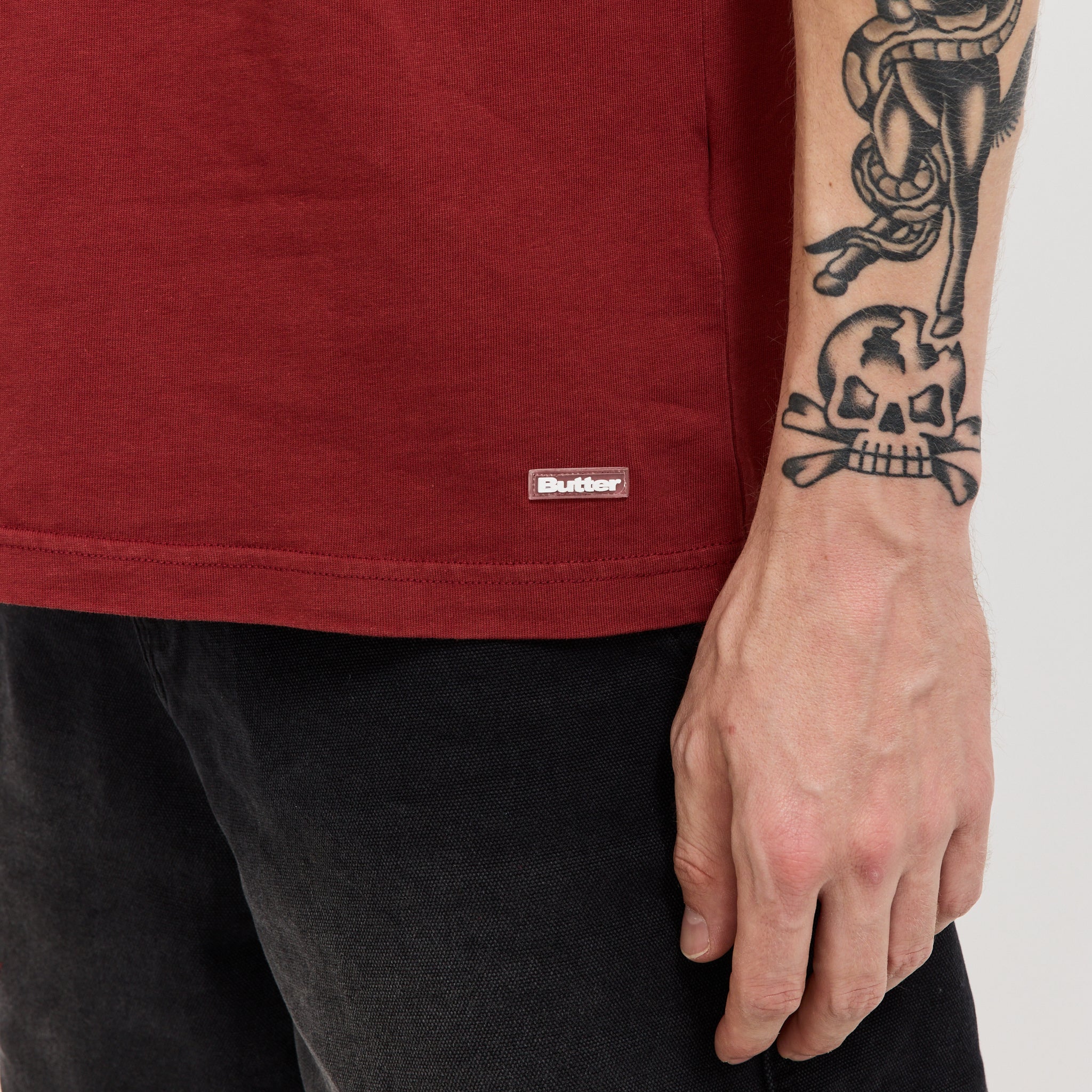 Basic Tee Washed Russet