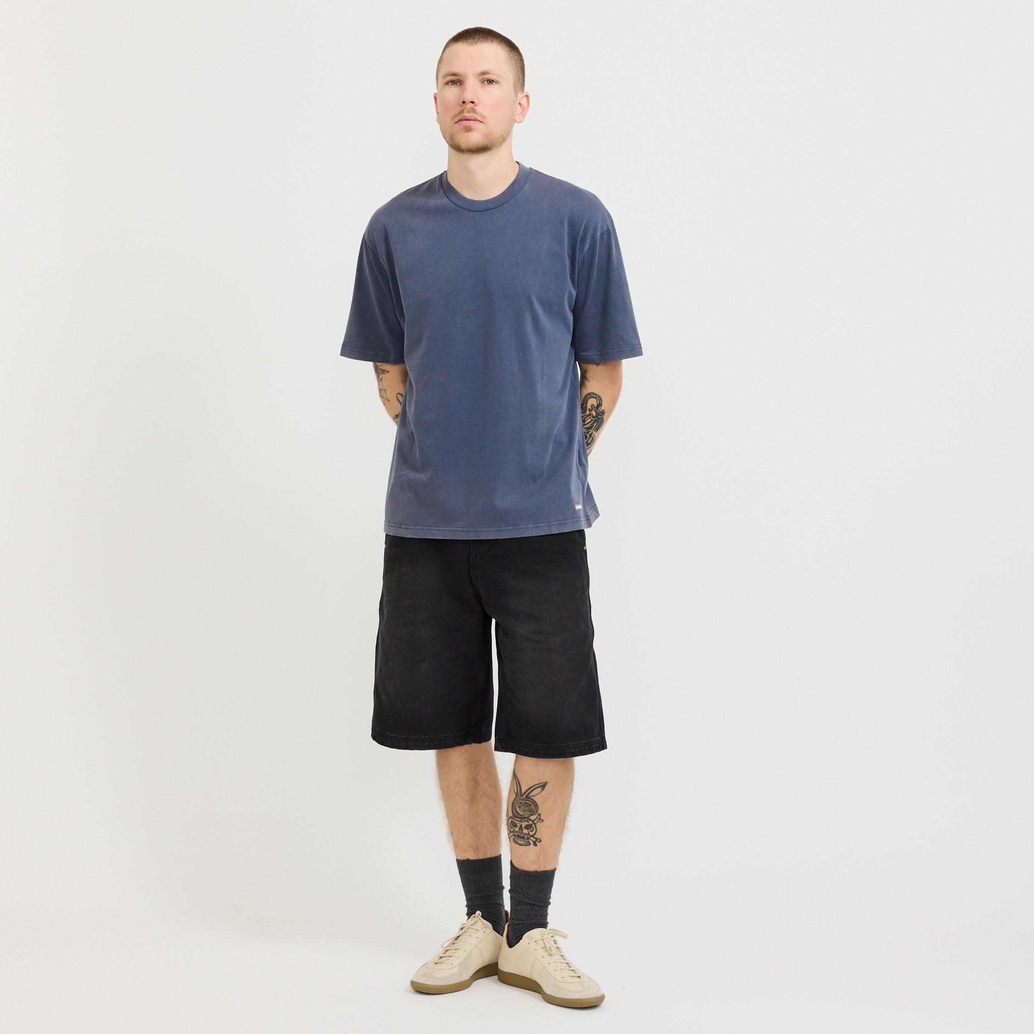 Basic Tee Washed Steel