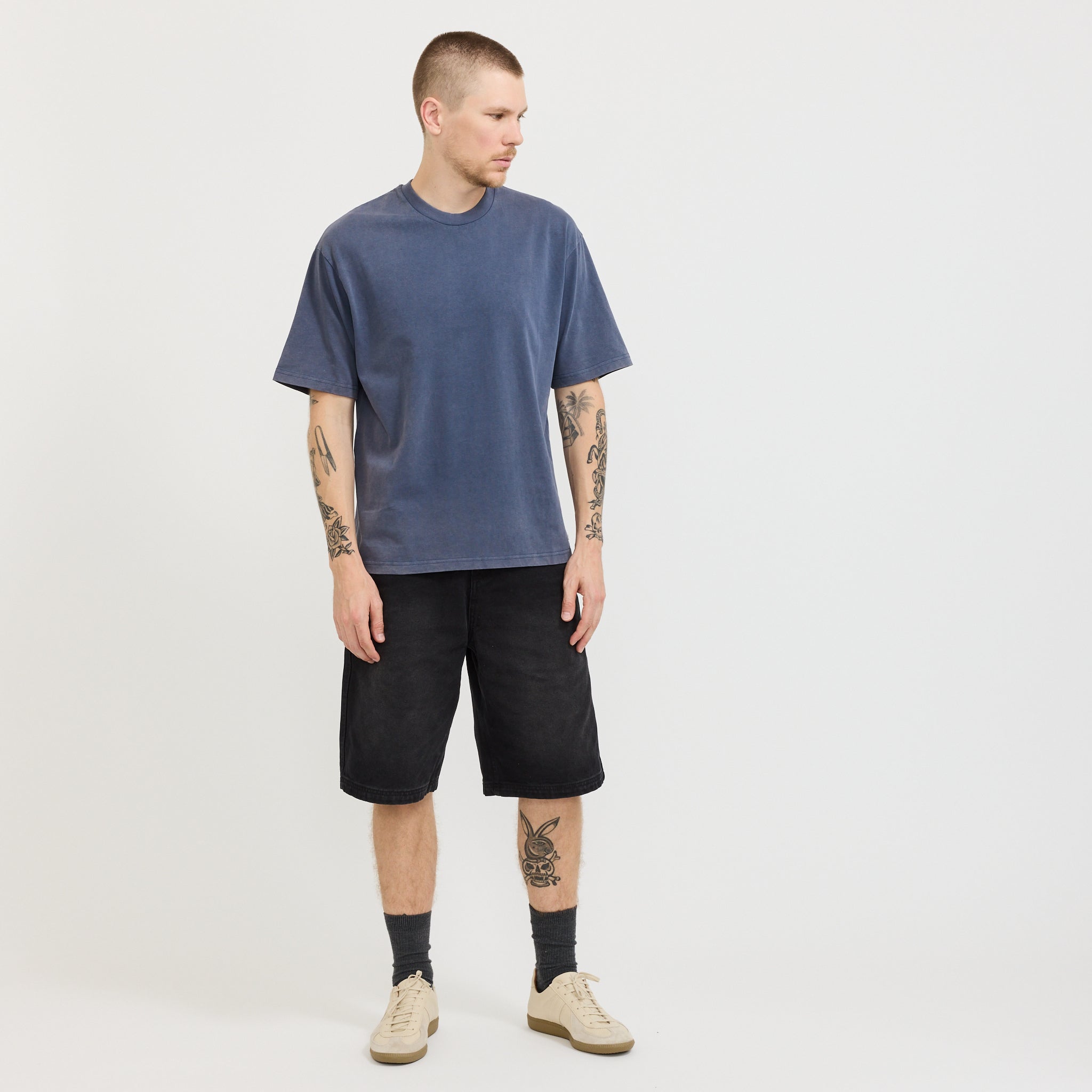 Basic Tee Washed Steel