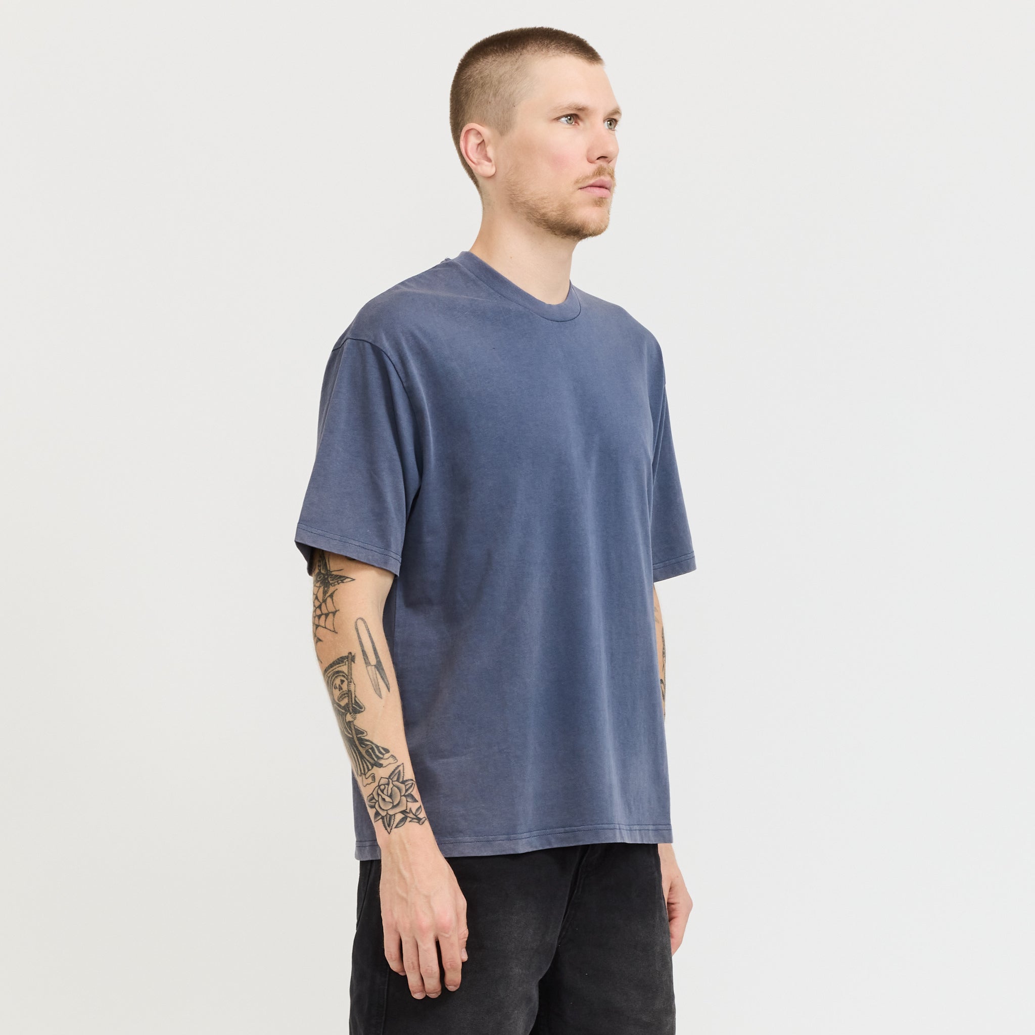 Basic Tee Washed Steel