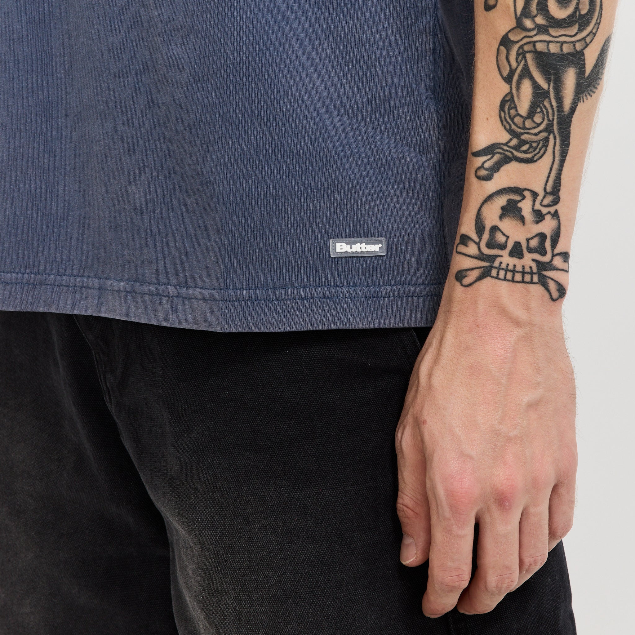 Basic Tee Washed Steel